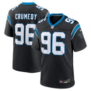 Jaden Crumedy Carolina Panthers Nike  Game Jersey -  Black