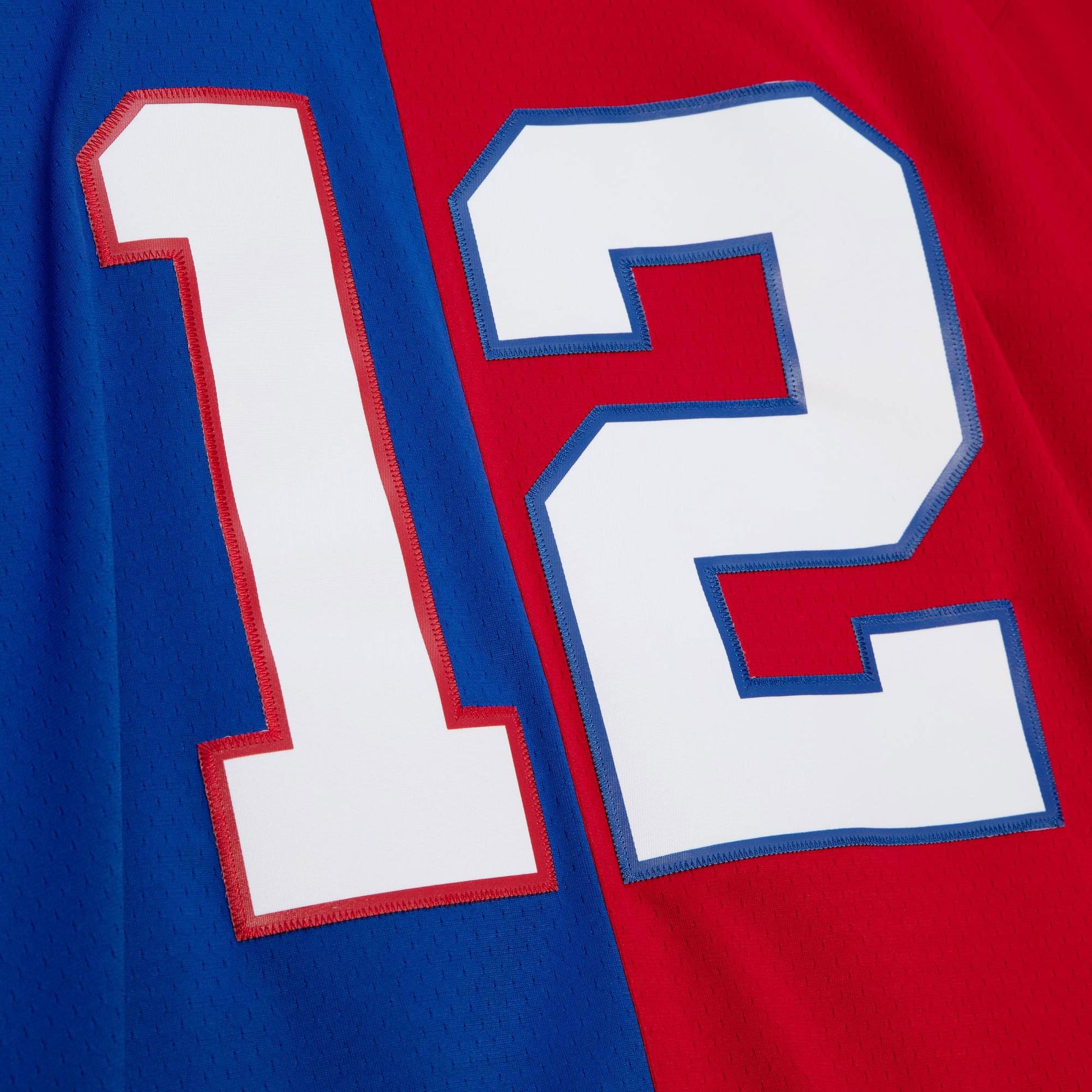 Jim Kelly Buffalo Bills Mitchell &amp; Ness 1990 Split Legacy Replica Jersey - Royal/Red