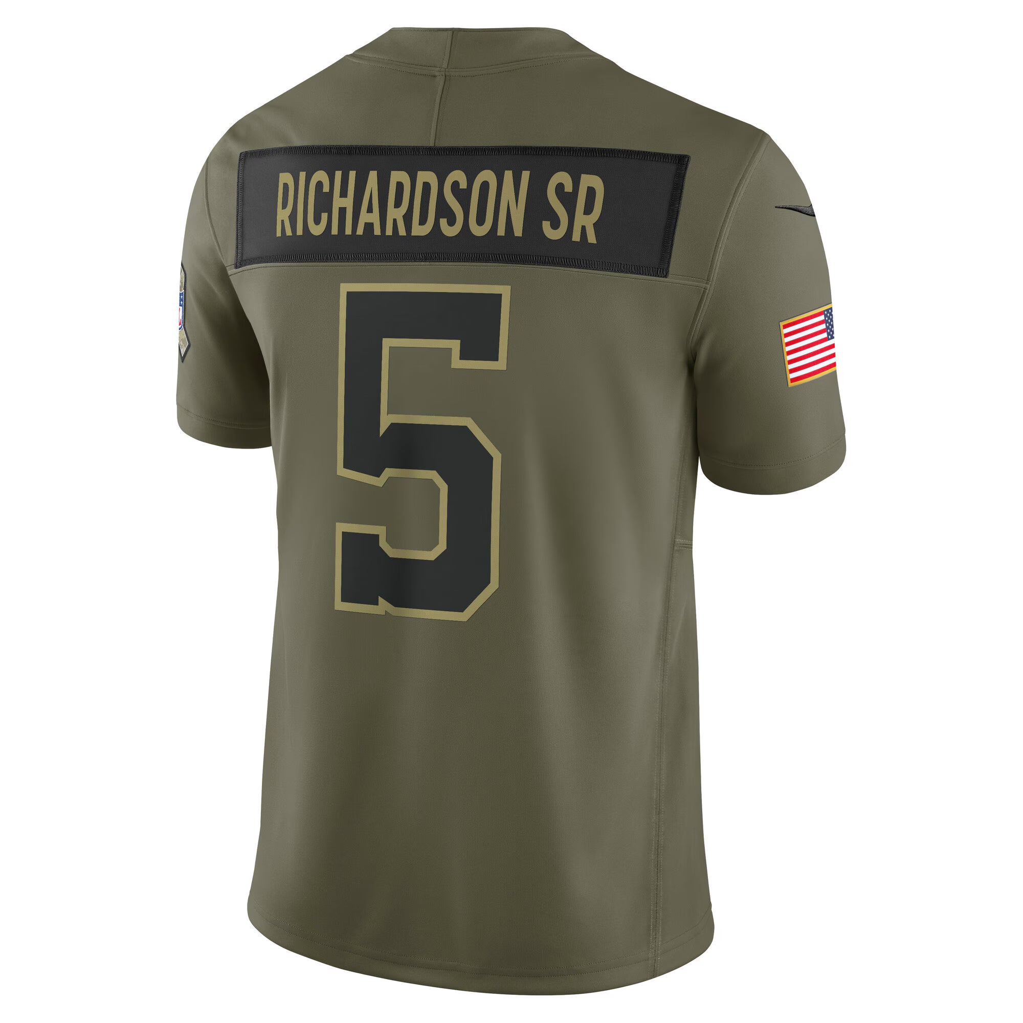 Anthony Richardson Sr. Indianapolis Colts Nike 2025 Salute to Service Limited Jersey - Olive
