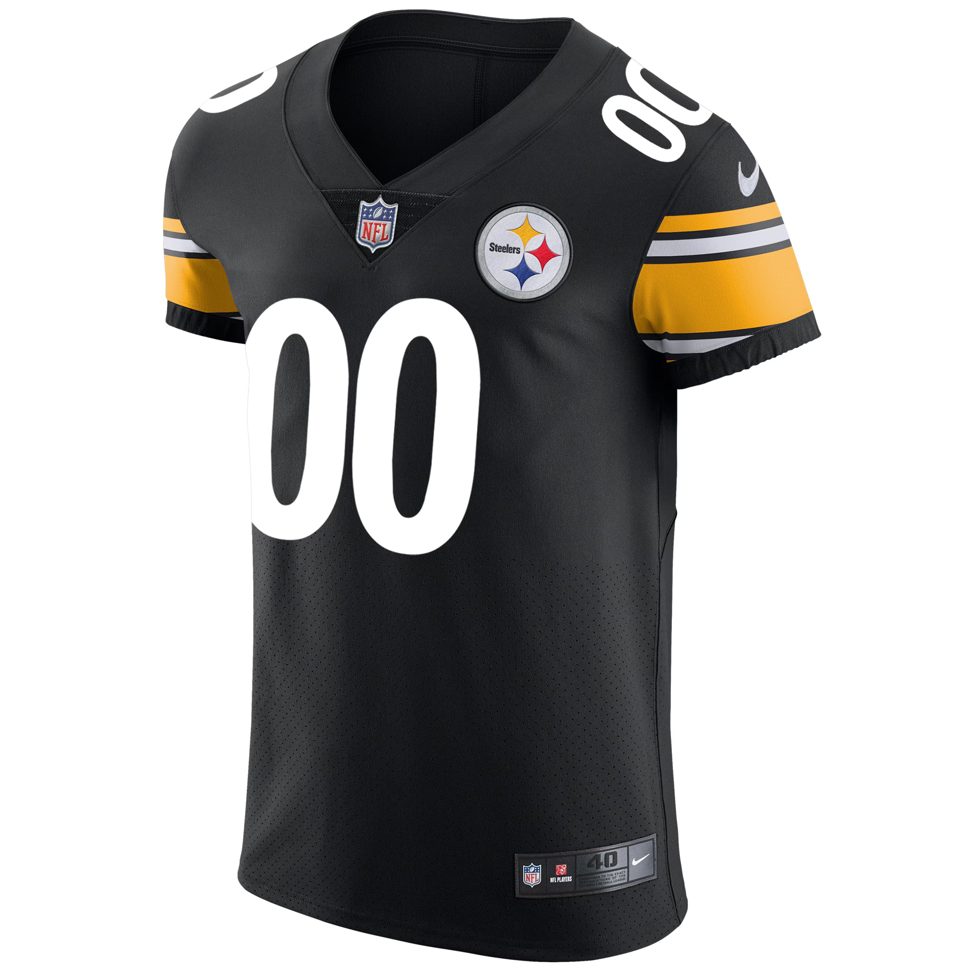 Pittsburgh Steelers Nike Vapor Untouchable Custom Elite Jersey - Black
