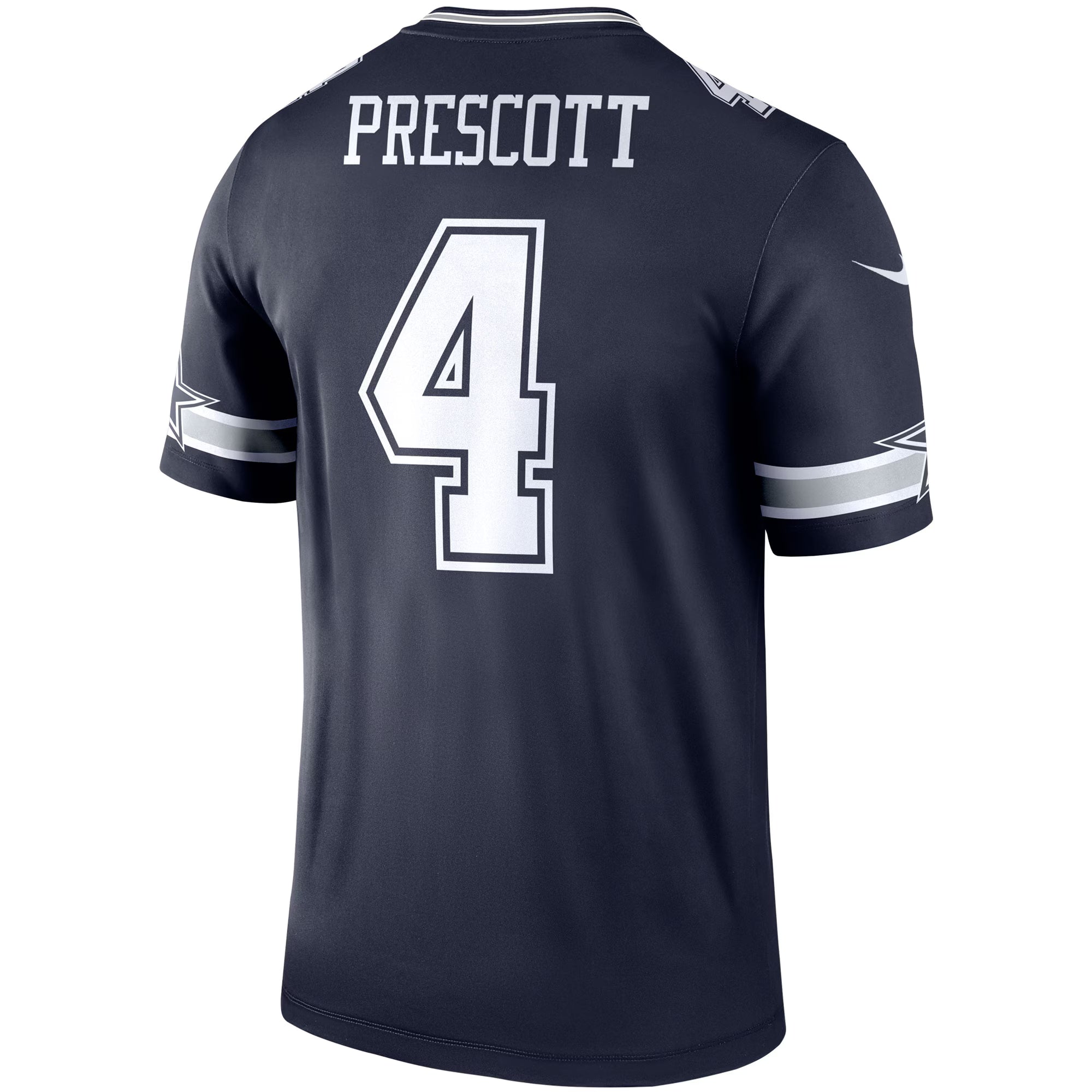 Dak Prescott Dallas Cowboys Nike Legend Player Performance Top - Navy