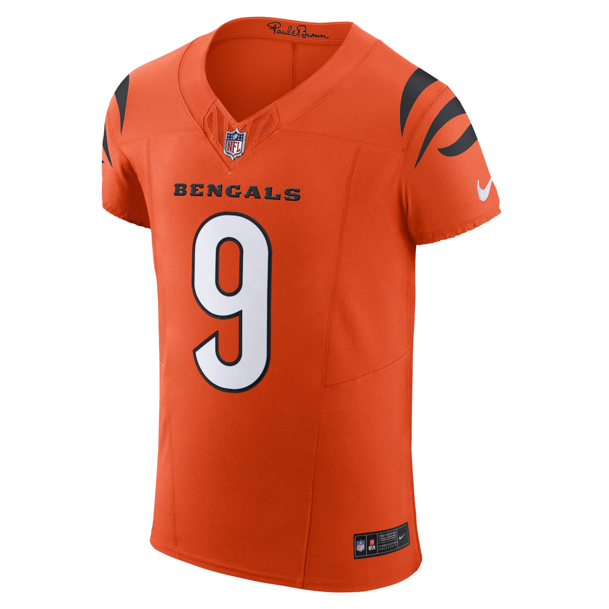 Joe Burrow Cincinnati Bengals Nike  Vapor F.U.S.E. Elite Jersey - Orange
