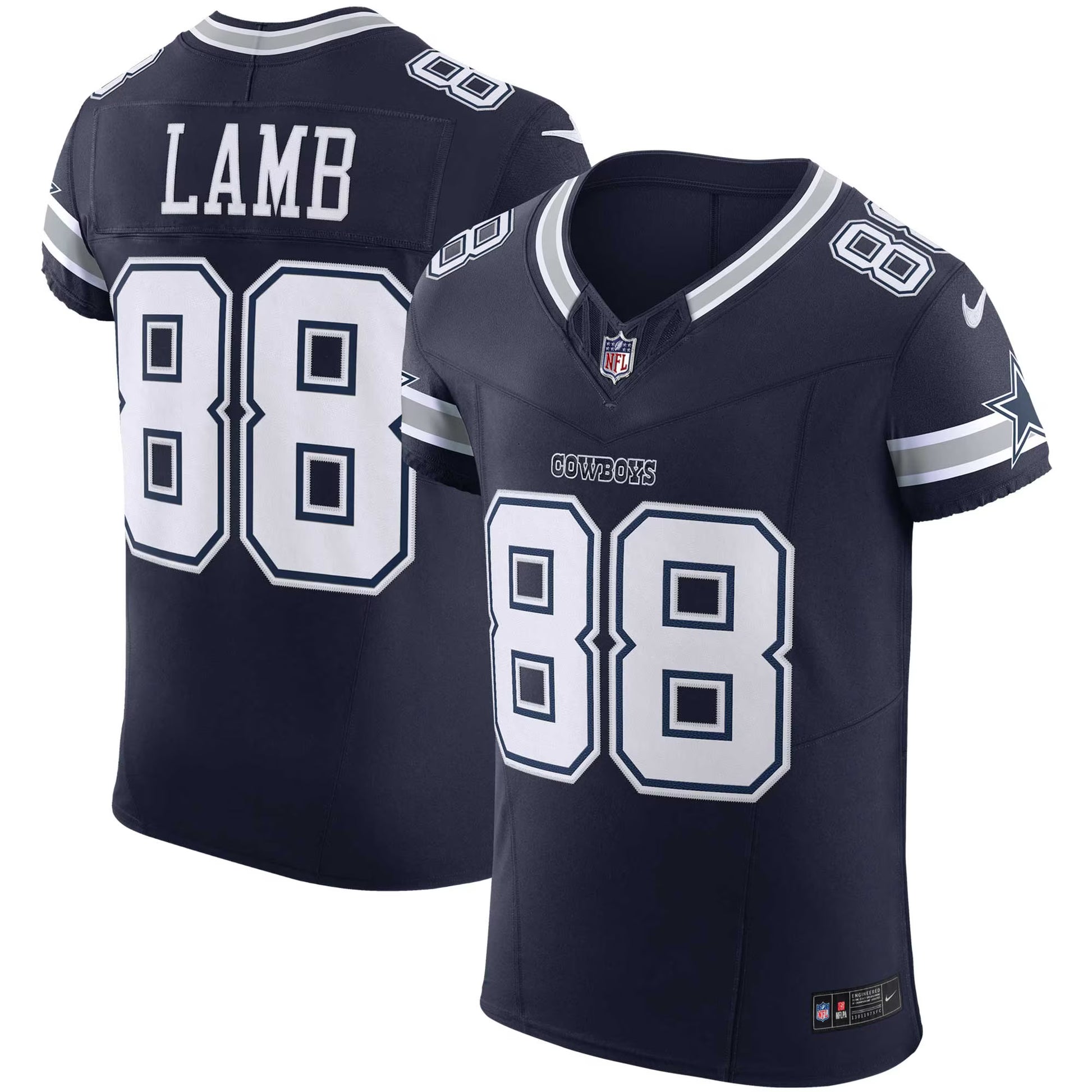 CeeDee Lamb Dallas Cowboys Nike  Vapor F.U.S.E. Elite Jersey - Navy