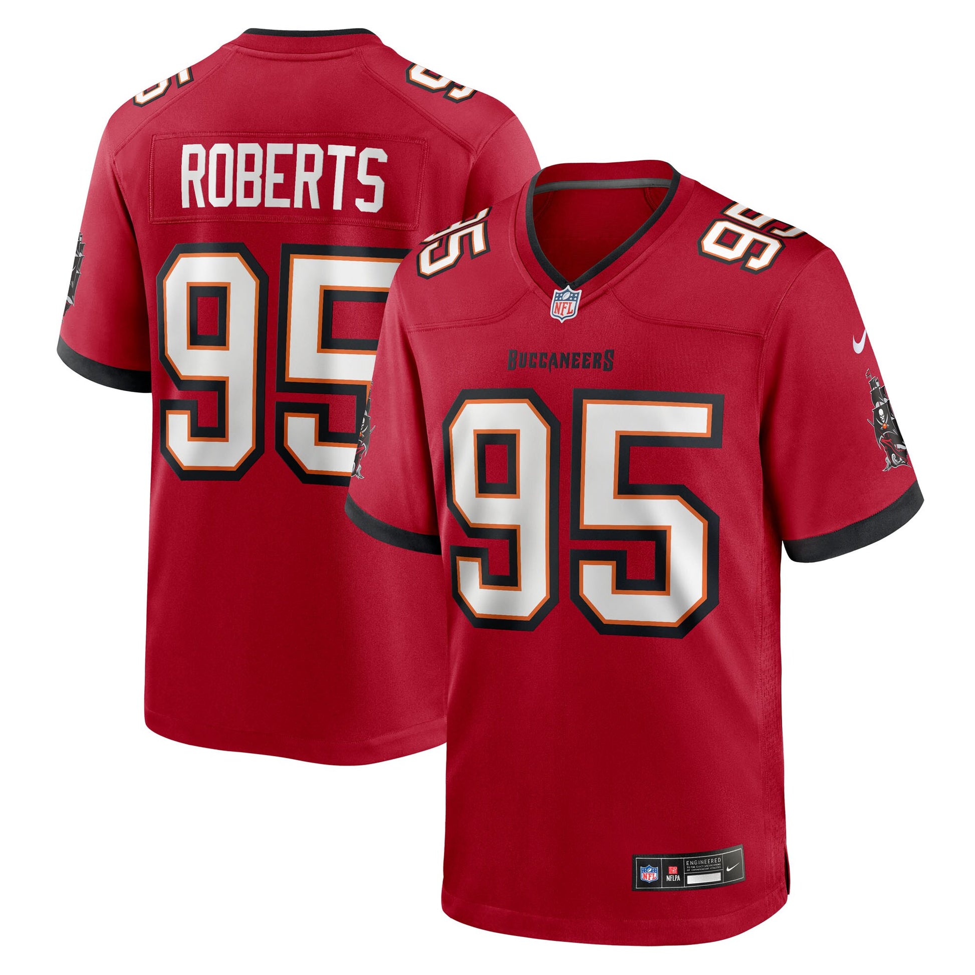 Elijah Roberts Tampa Bay Buccaneers Nike Team Game Jersey -  Red