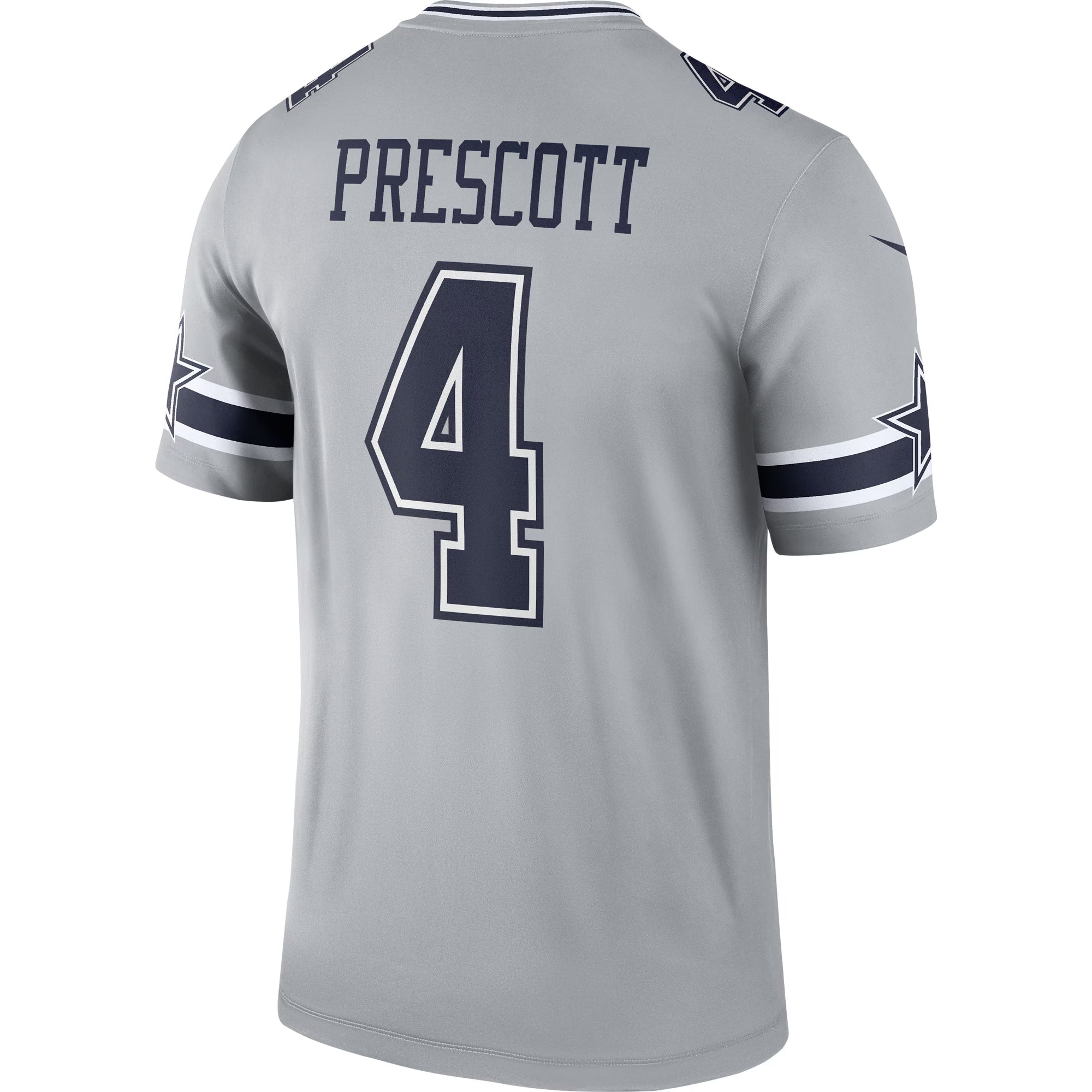 Dak Prescott Dallas Cowboys Nike Inverted Legend Player Performance Top -  Gray