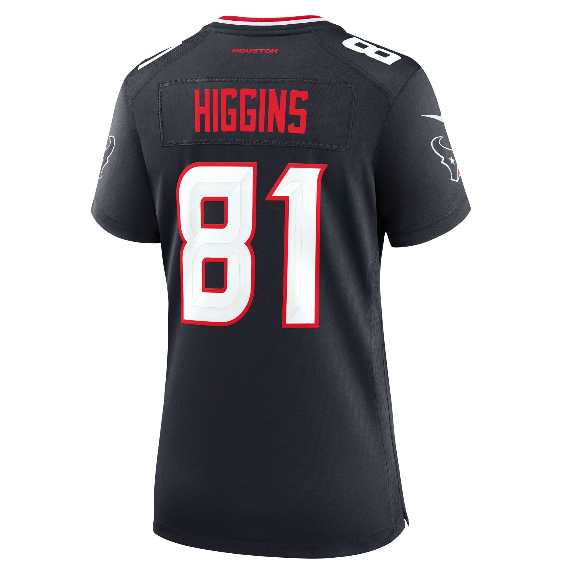 Jayden Higgins Houston Texans Nike Women's Game Jersey - Navy