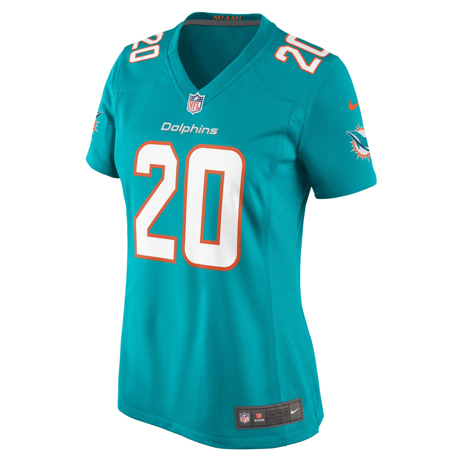 Jordyn Brooks Miami Dolphins Nike Women's  Game Jersey -  Aqua
