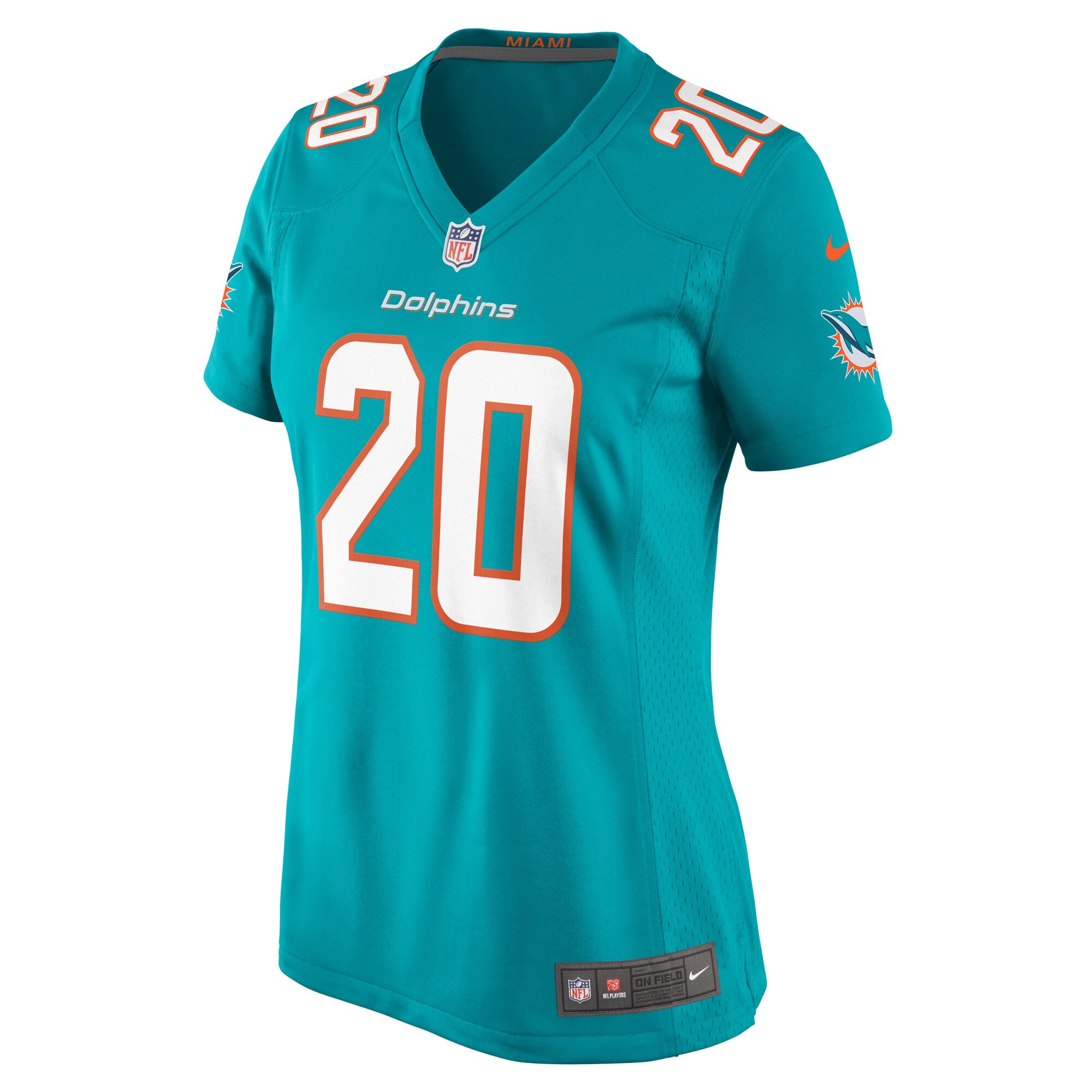 Jordyn Brooks Miami Dolphins Nike Women's  Game Jersey -  Aqua