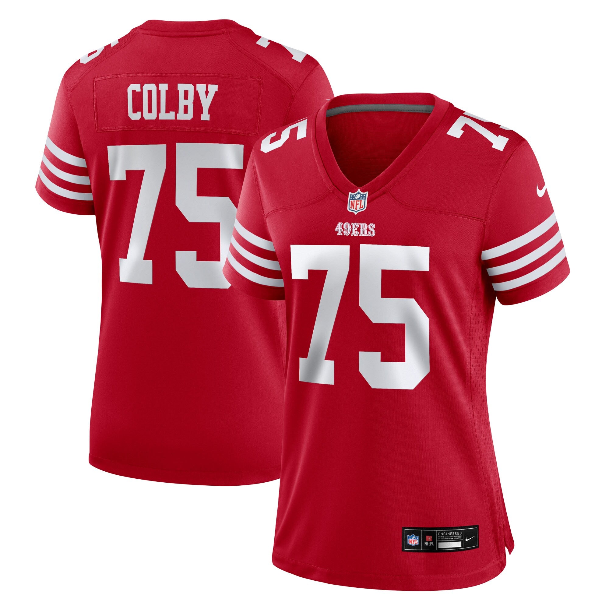 Connor Colby San Francisco 49ers Nike Women's Team Game Jersey -  Scarlet
