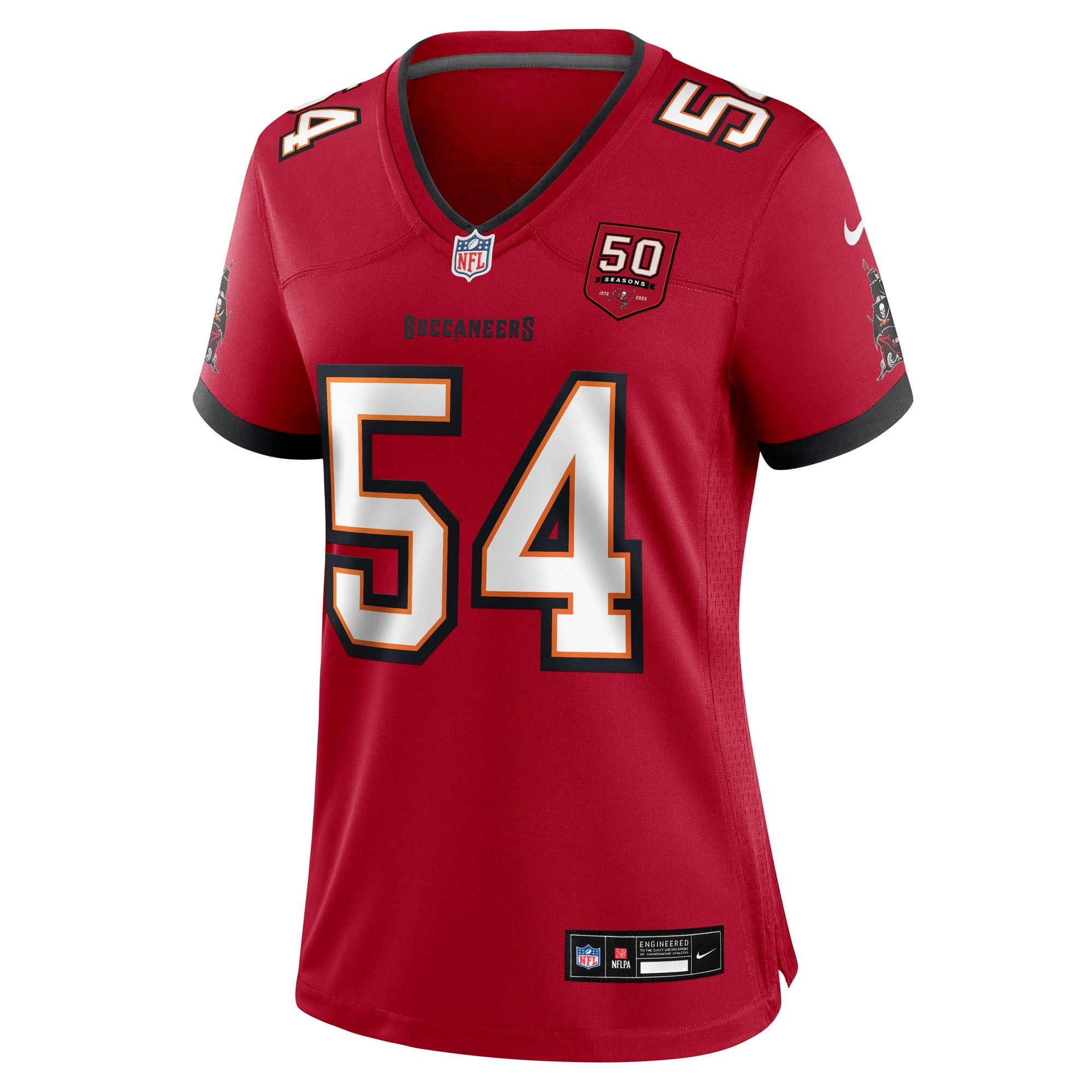 Lavonte David Tampa Bay Buccaneers Nike Women's 50th Anniversary Team Game Jersey - Red
