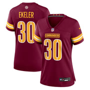 Austin Ekeler Washington Commanders Nike Women's Team Game Jersey -  Burgundy