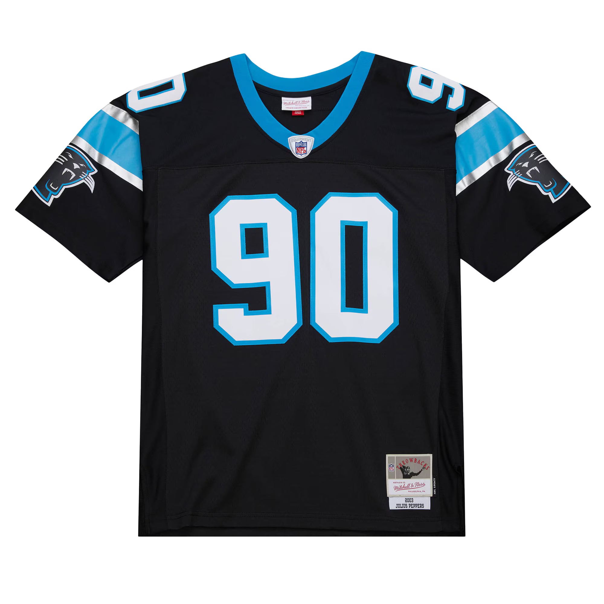 Julius Peppers Carolina Panthers Mitchell &amp; Ness Big &amp; Tall 2003 Alternate Legacy Retired Player Jersey - Black