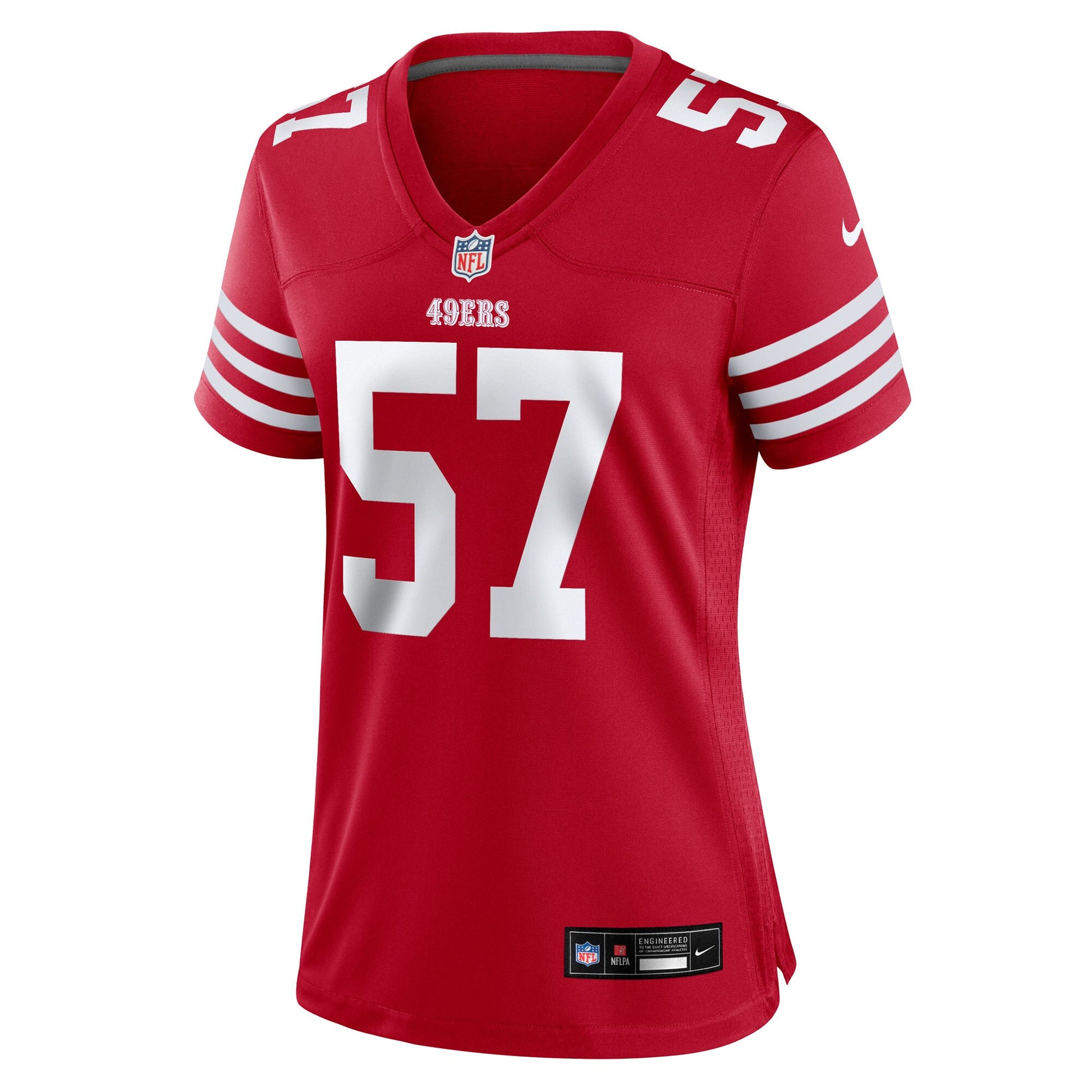Luke Gifford San Francisco 49ers Nike Women's Team Game Jersey -  Scarlet