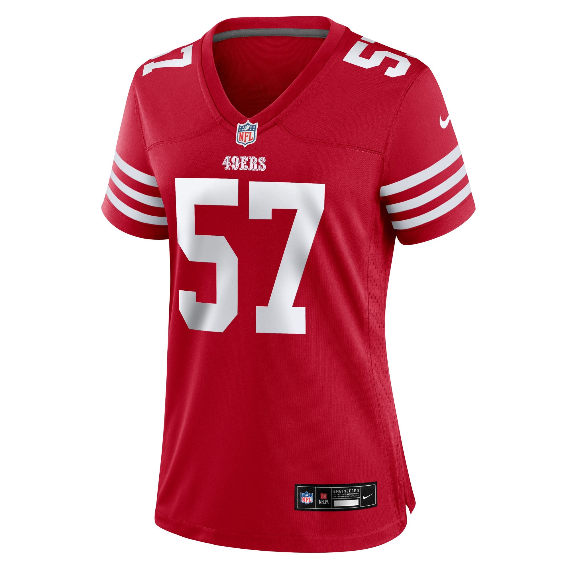 Luke Gifford San Francisco 49ers Nike Women's Team Game Jersey -  Scarlet