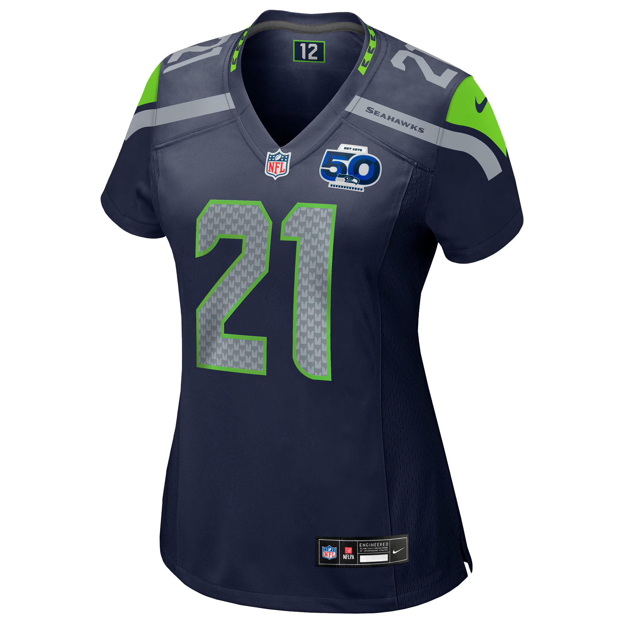 Devon Witherspoon Seattle Seahawks Nike Women's Team 50th Season Game Jersey - College Navy