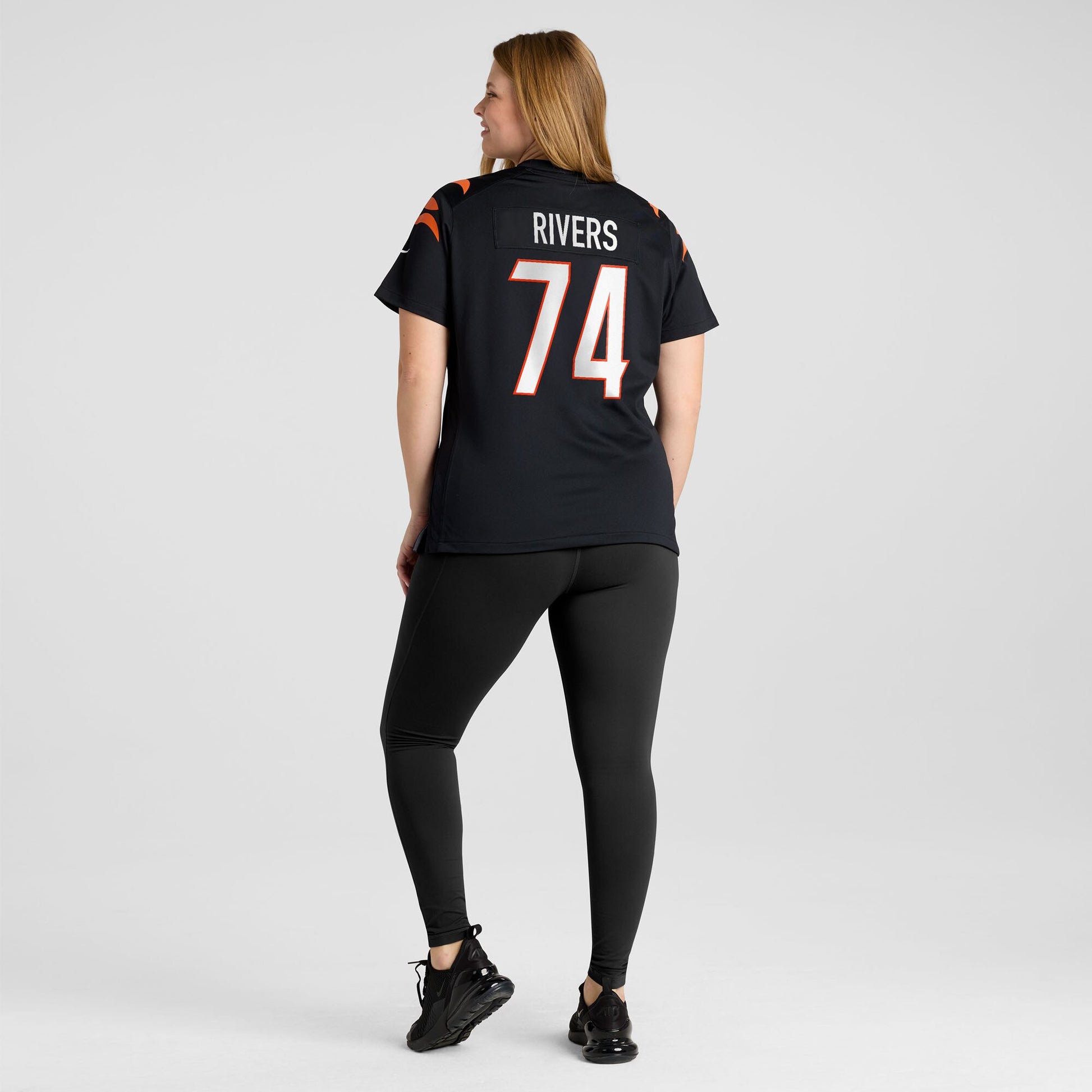 Jalen Rivers Cincinnati Bengals Nike Women's Team Game Jersey -  Black