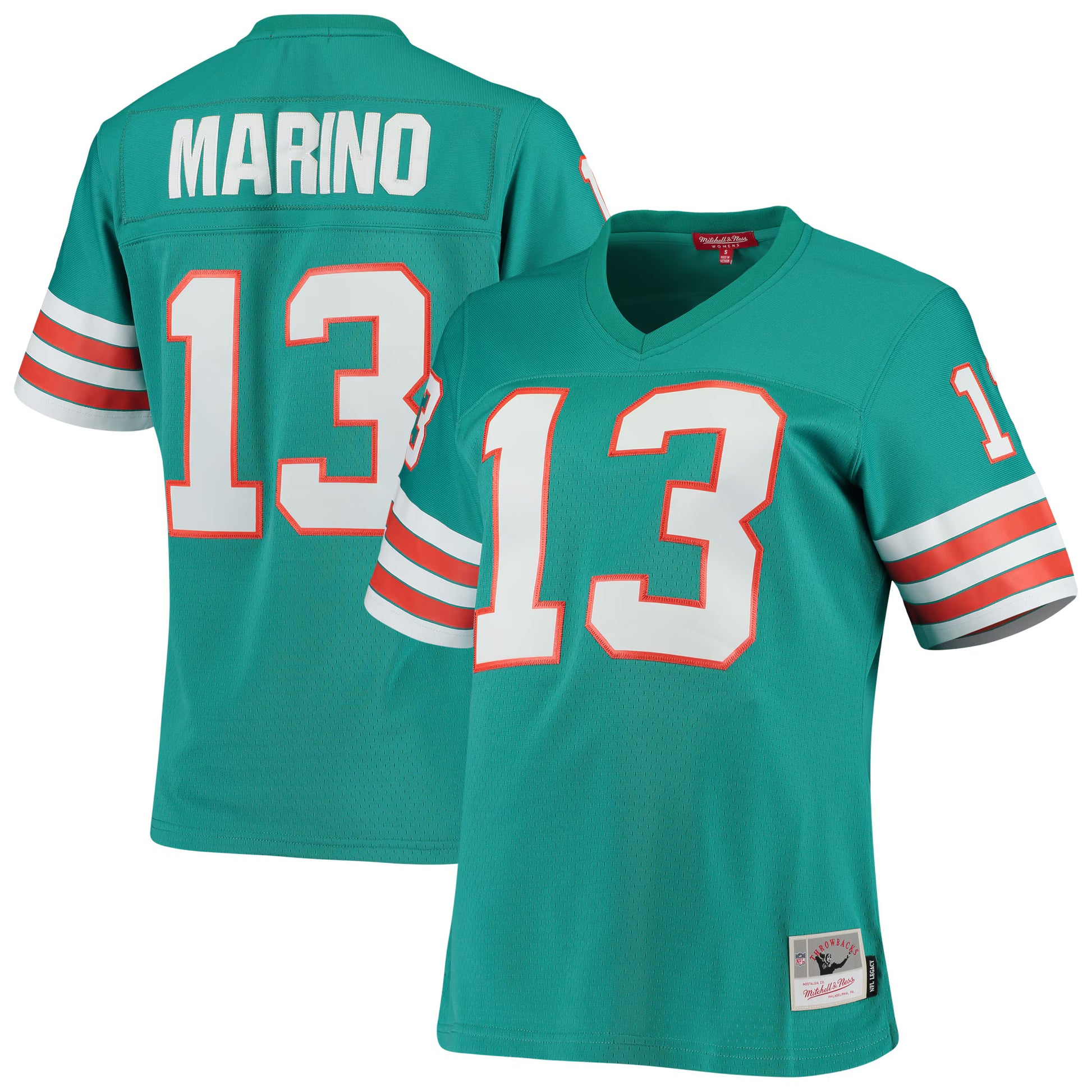Dan Marino Miami Dolphins Mitchell &amp; Ness Women's 1984 Legacy Replica Jersey - Aqua