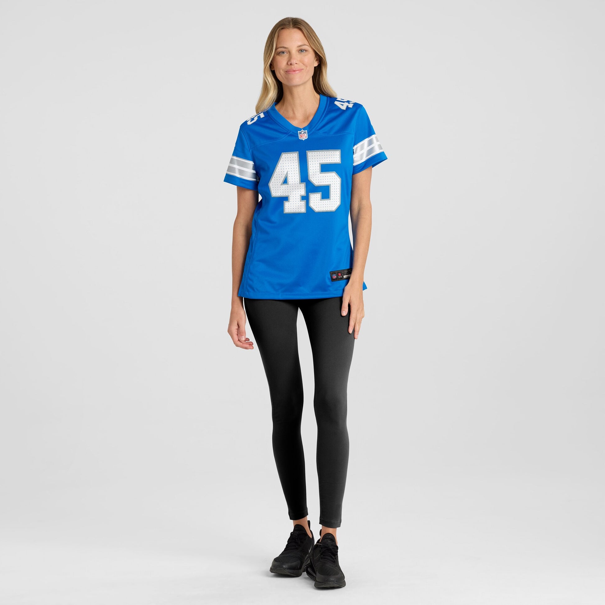 Isaac Ukwu Detroit Lions Nike Women's Game Jersey -  Blue
