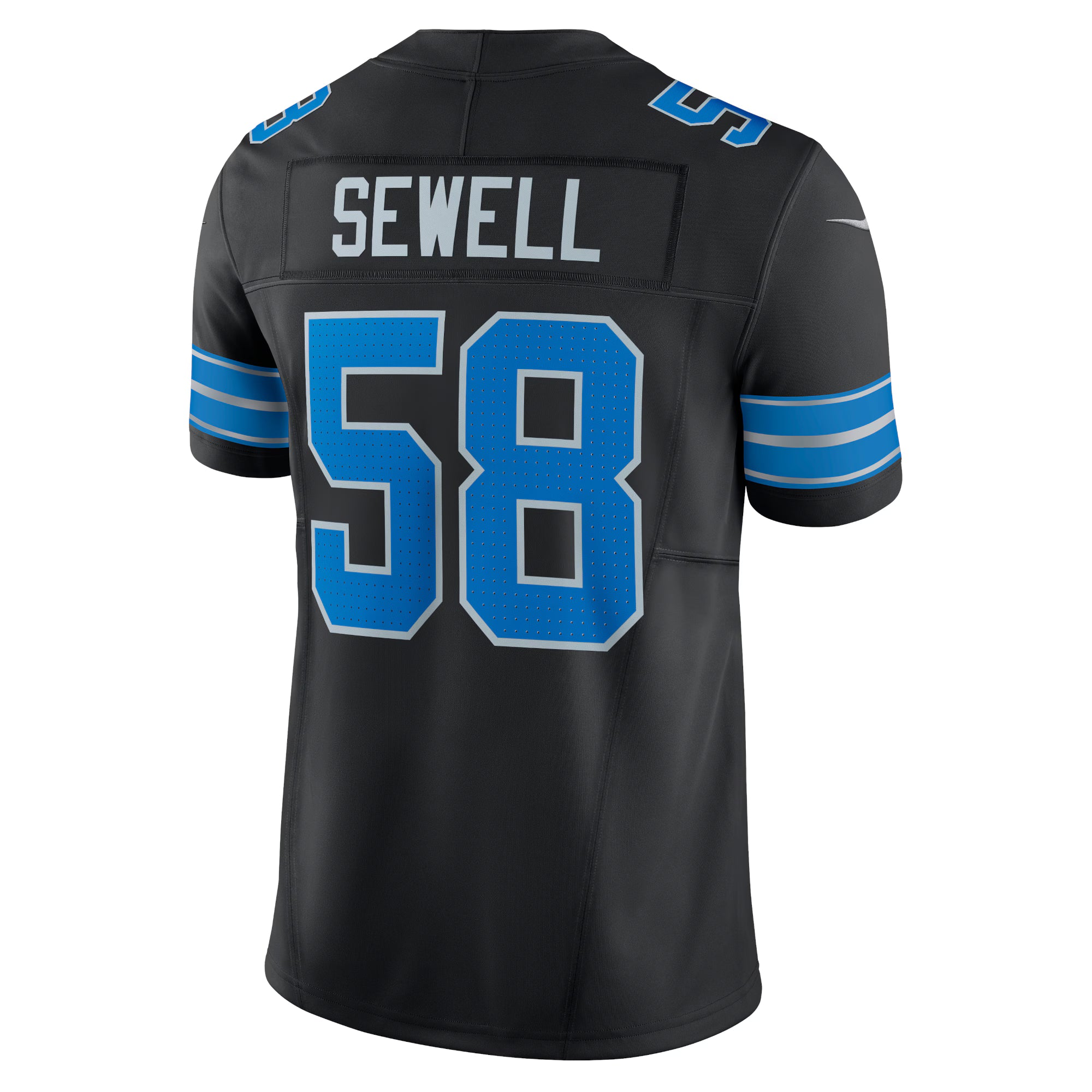 Penei Sewell Detroit Lions Nike Vapor F.U.S.E. Alternate Limited Jersey - Black
