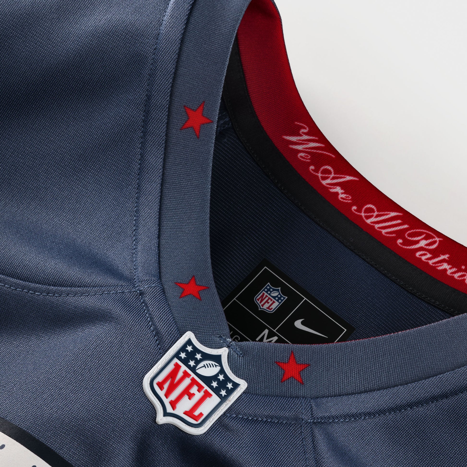 Christian Gonzalez New England Patriots Nike Women's 2025 Rivalries Collection Game Jersey - Storm Blue