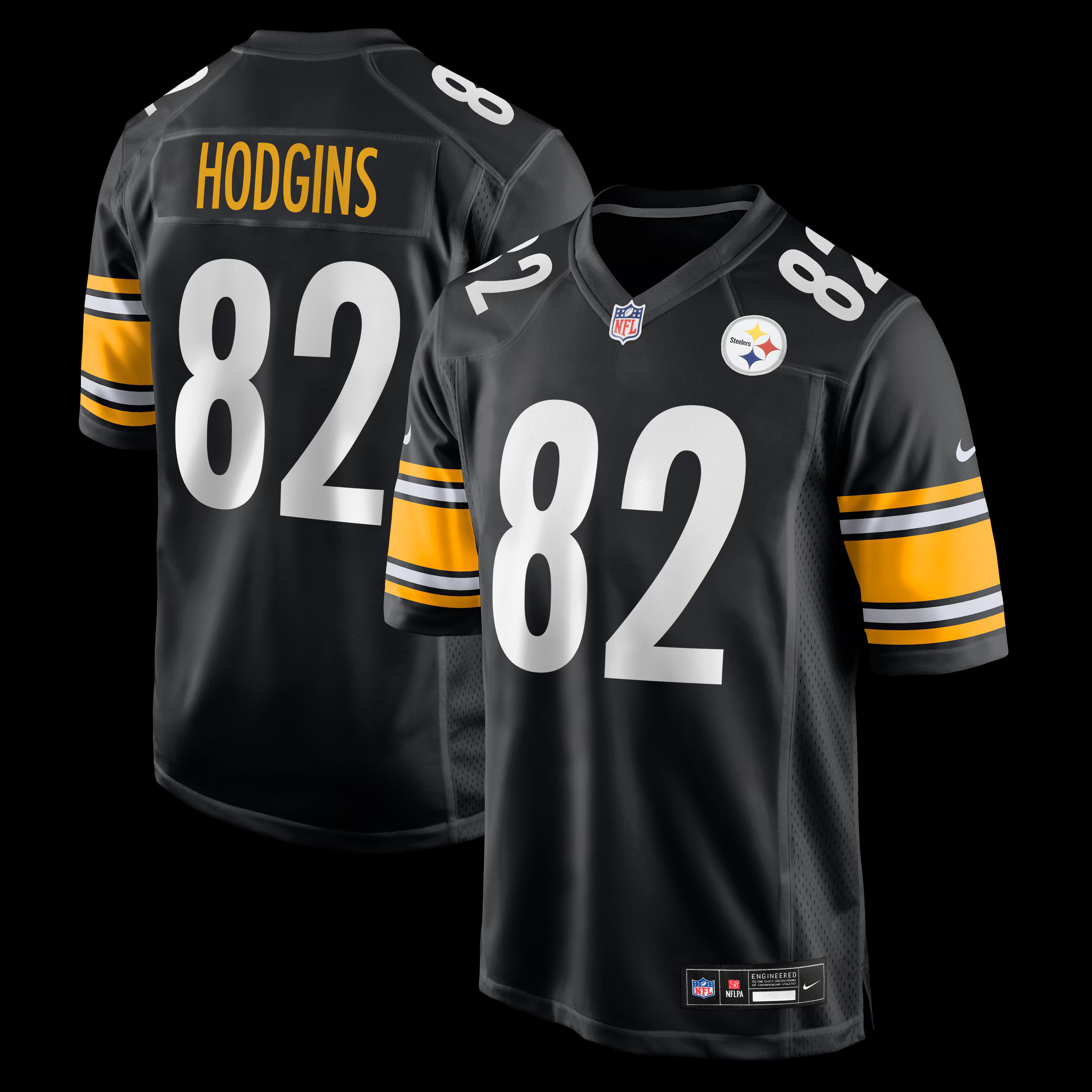 Isaiah Hodgins Pittsburgh Steelers Nike Team Game Jersey -  Black