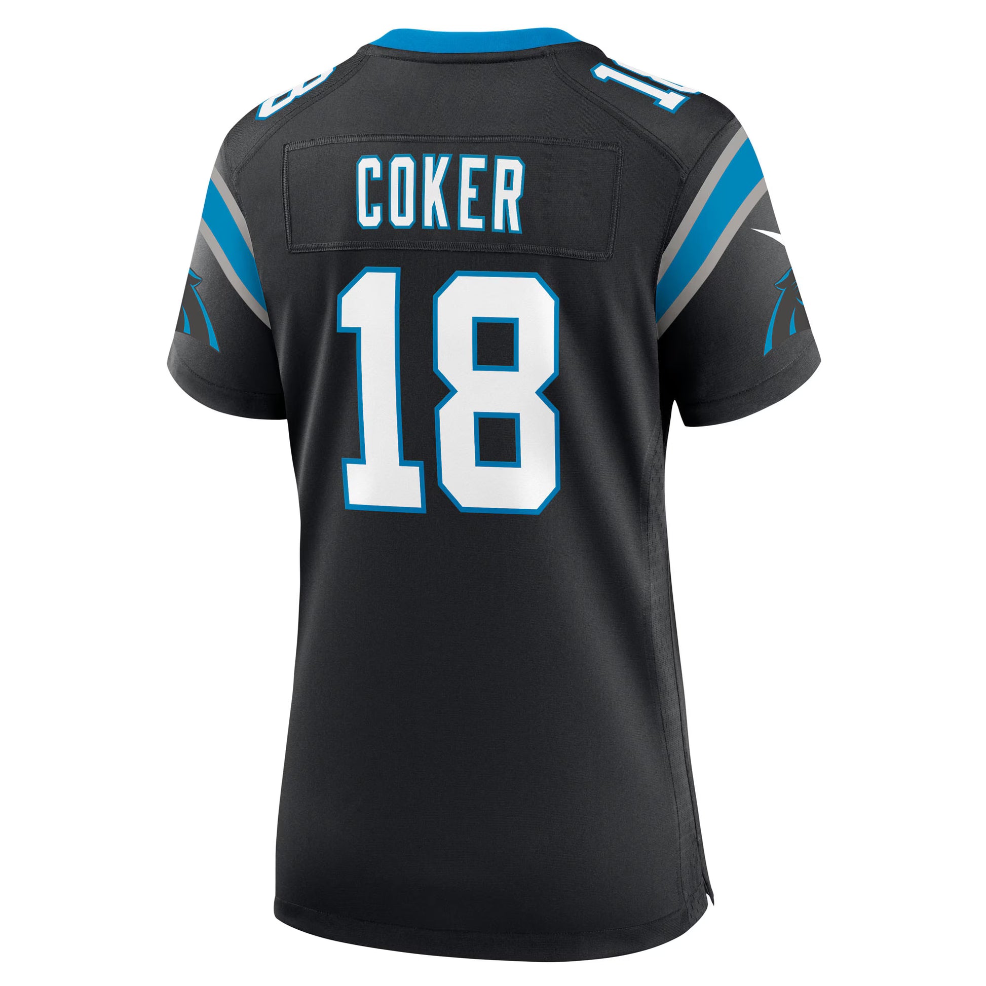 Jalen Coker Carolina Panthers Nike Women's Team Game Jersey -  Black
