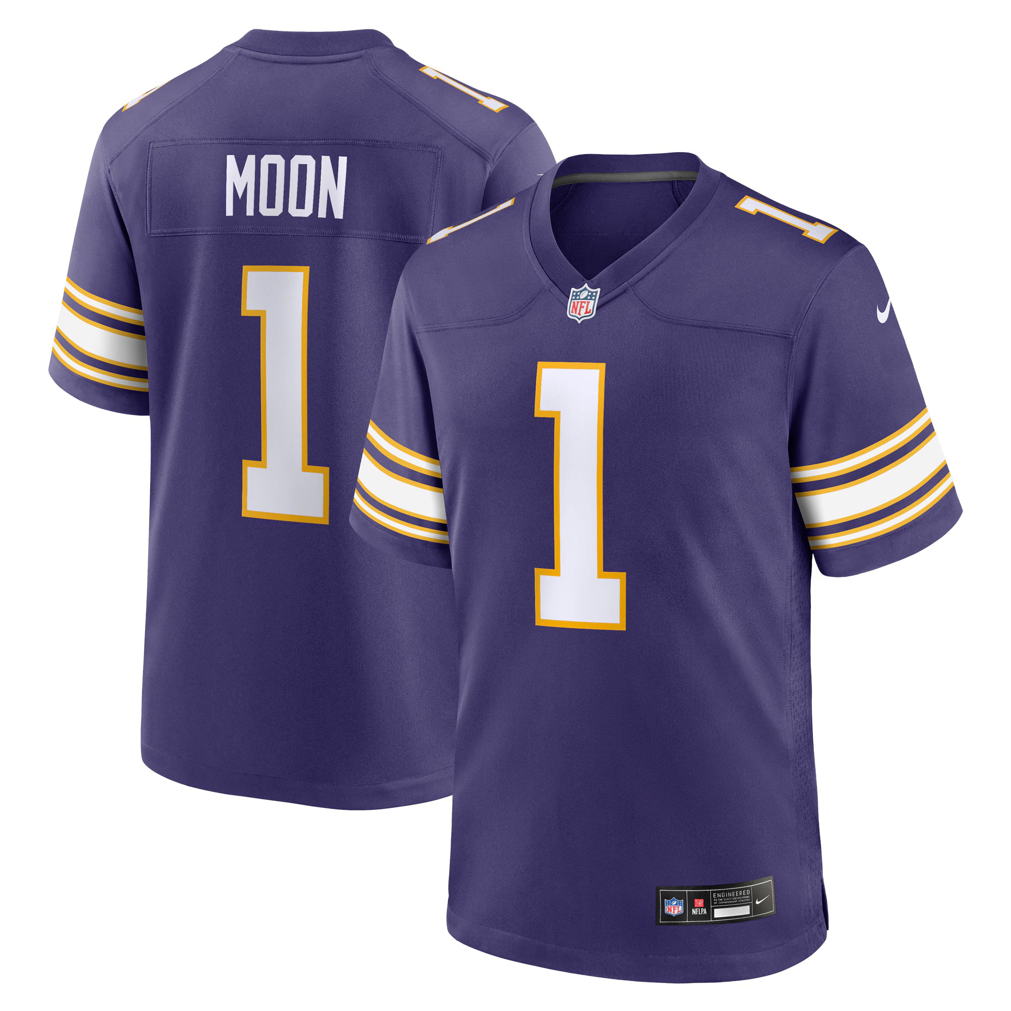 Warren Moon Minnesota Vikings Nike Retired Player Alternate Game Jersey - Purple