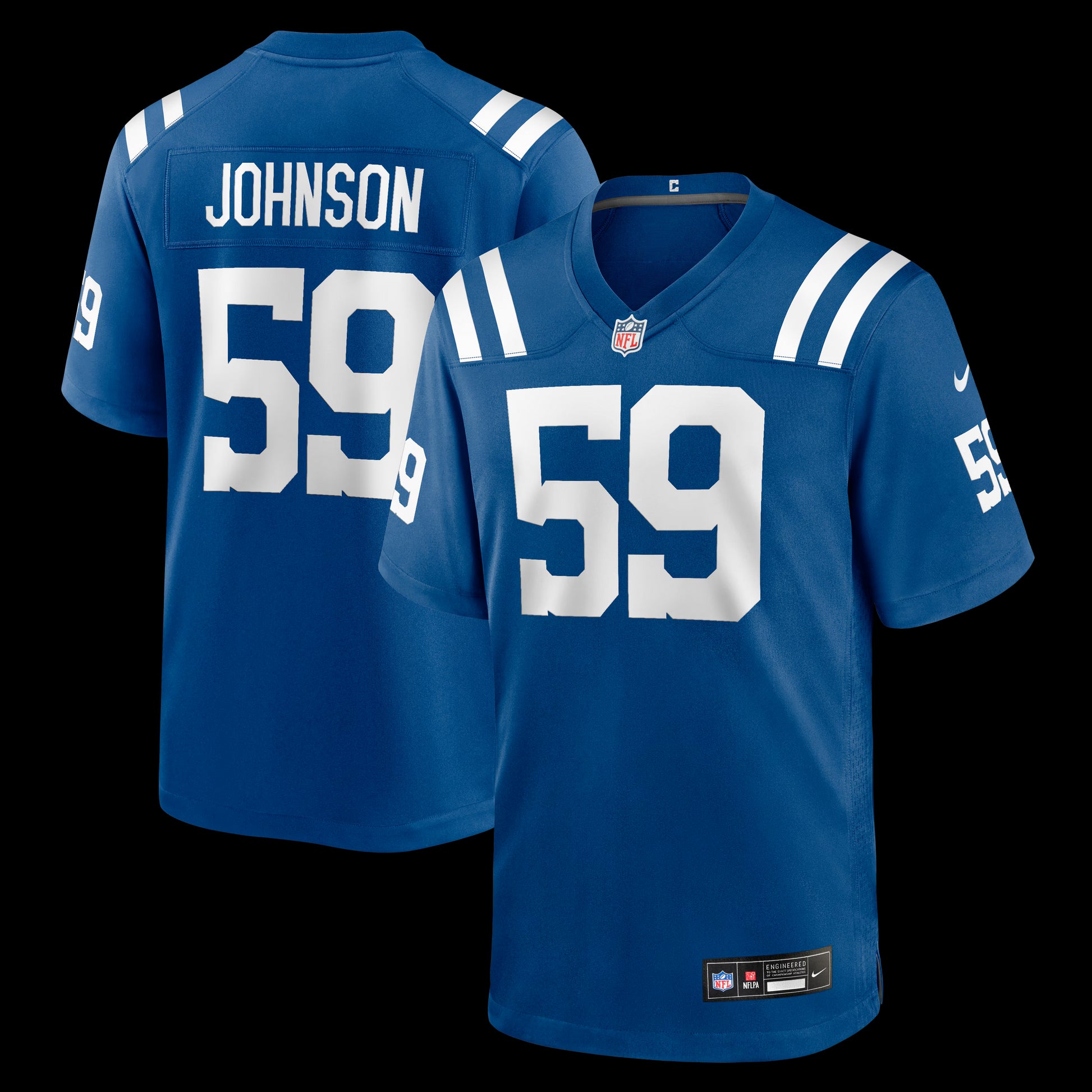 Buddy Johnson Indianapolis Colts Nike Team Game Jersey -  Royal