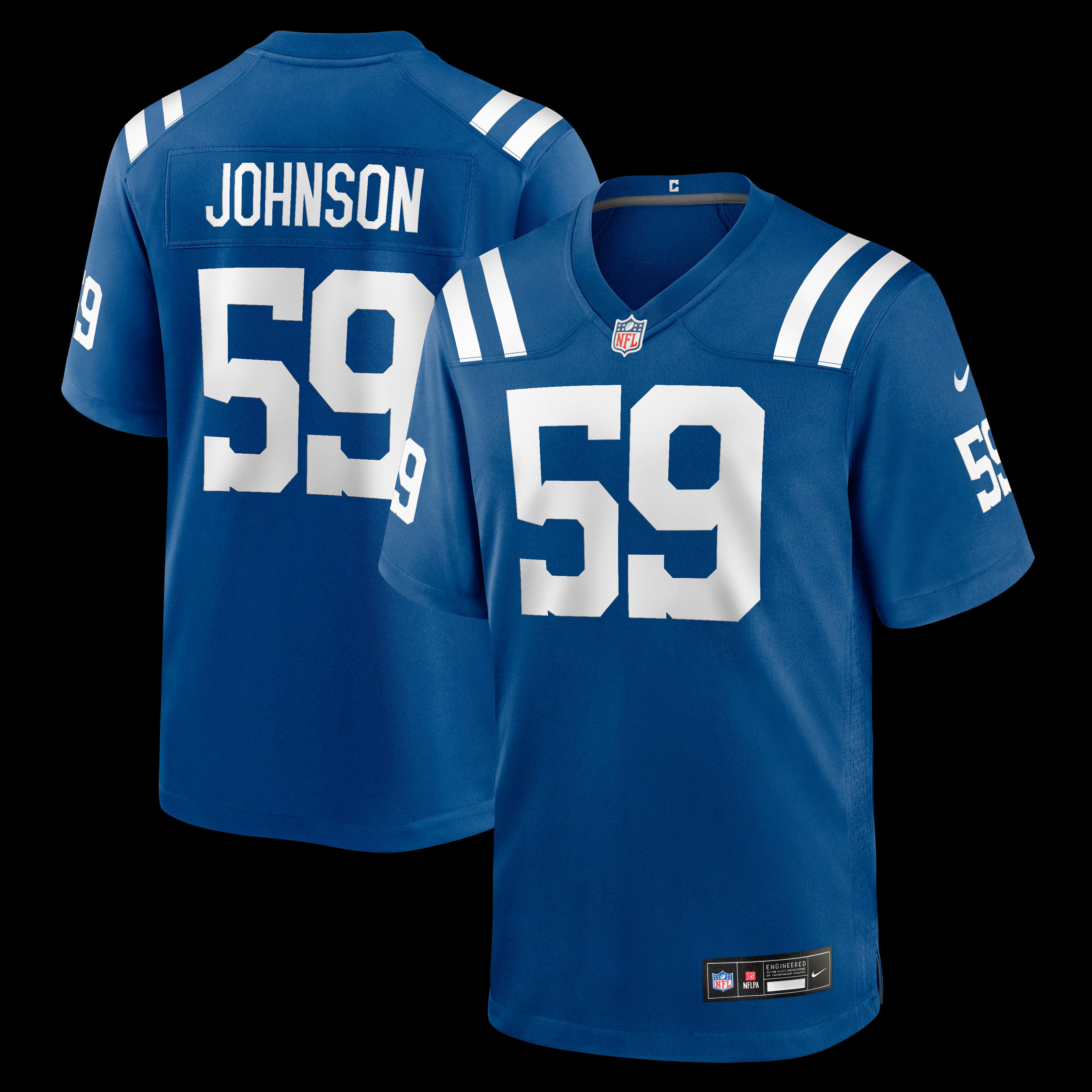Buddy Johnson Indianapolis Colts Nike Team Game Jersey -  Royal