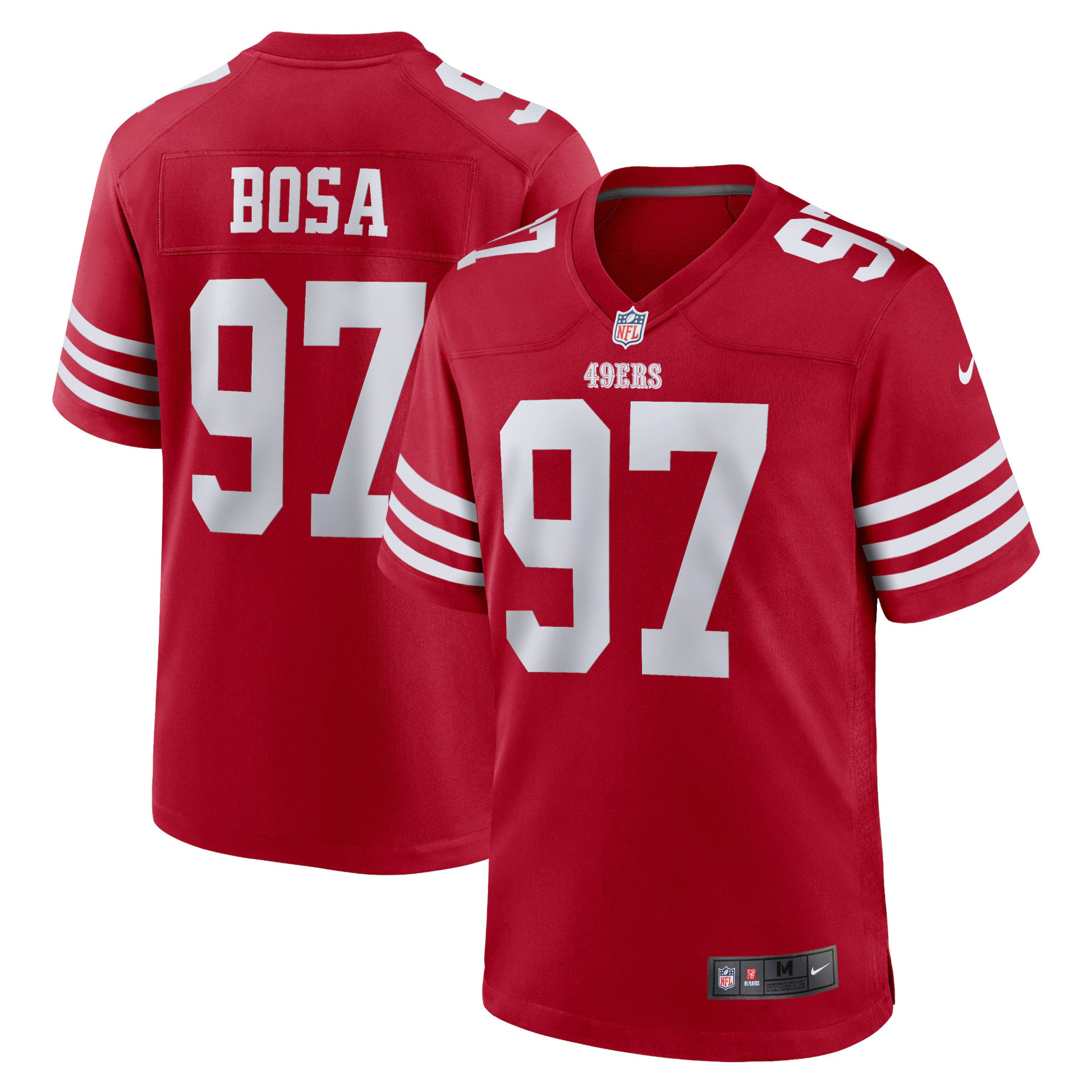 Nick Bosa San Francisco 49ers Nike Team Game Jersey - Scarlet