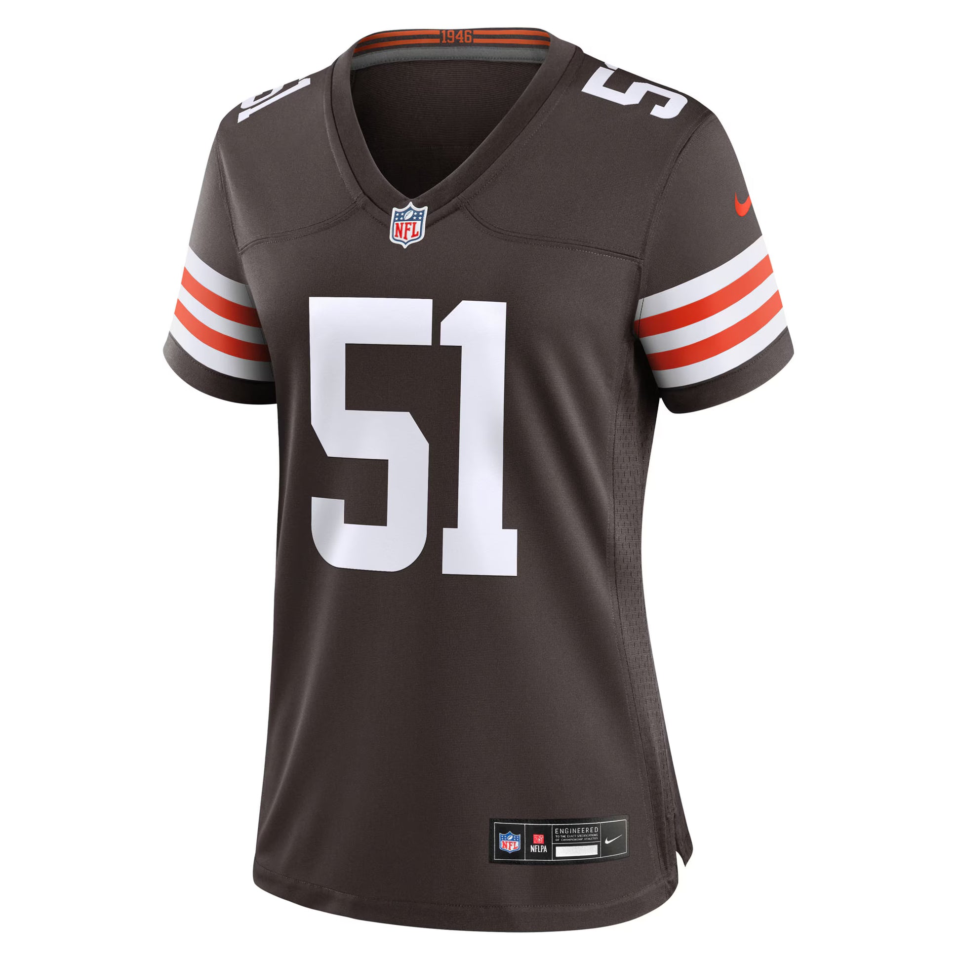 Mike Hall Jr. Cleveland Browns Nike Women's Team Game Jersey -  Brown