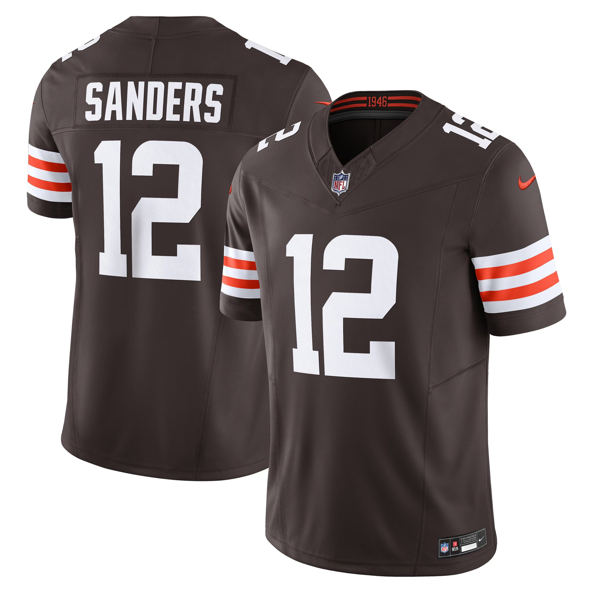 Shedeur Sanders Cleveland Browns Nike Team Vapor F.U.S.E. Limited Jersey - Brown