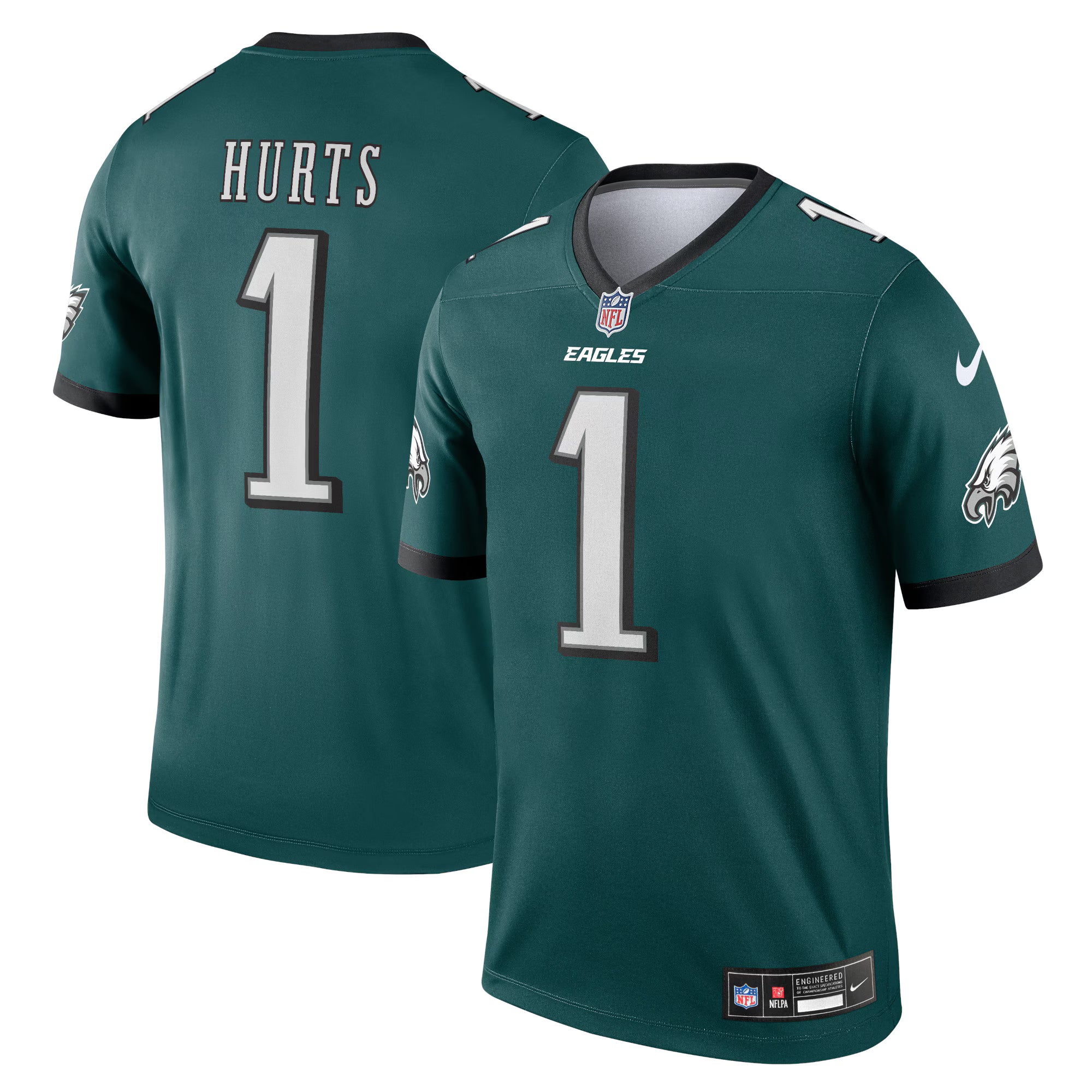 Jalen Hurts Philadelphia Eagles Nike Legend Player Performance Top - Green