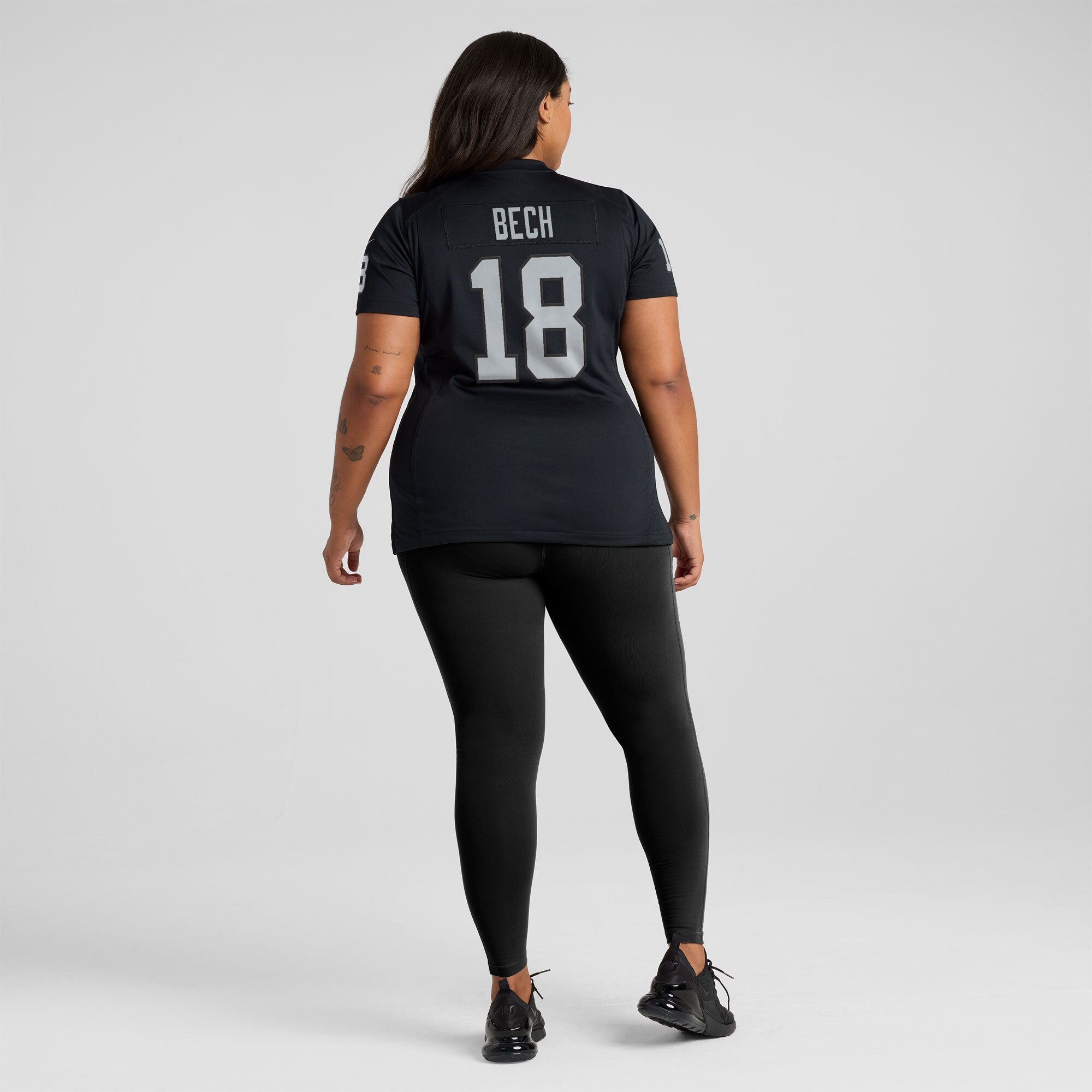Jack Bech Las Vegas Raiders Nike Women's Team Game Jersey -  Black