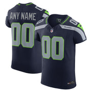 Seattle Seahawks Nike Vapor F.U.S.E. Elite Custom Jersey - College Navy