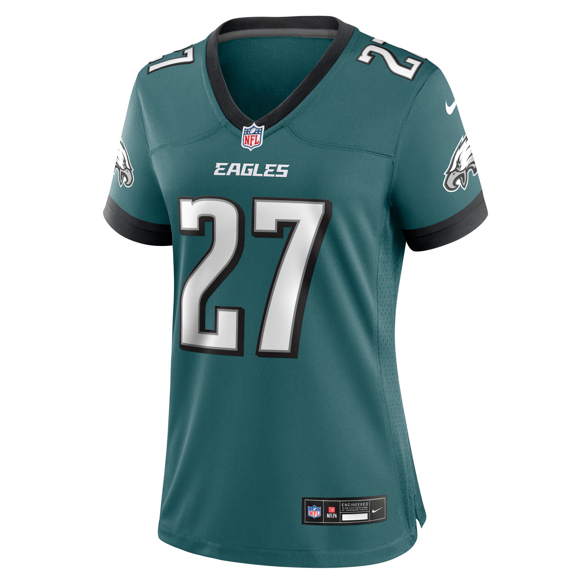 Quinyon Mitchell Philadelphia Eagles Nike Women's Team Game Jersey - Midnight Green