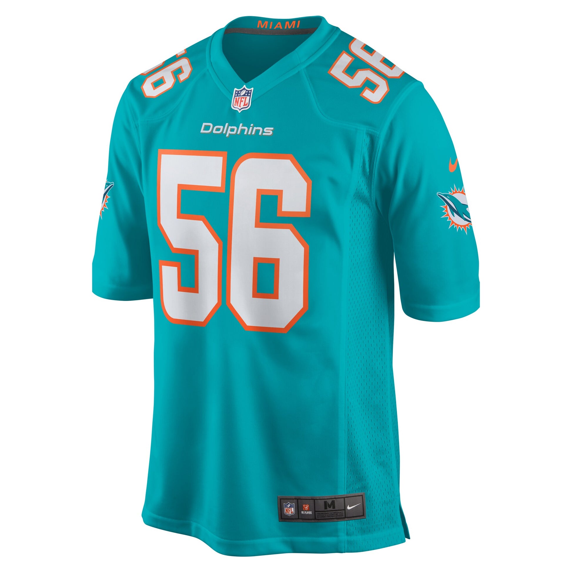 Quinton Bell Miami Dolphins Nike  Game Jersey -  Aqua