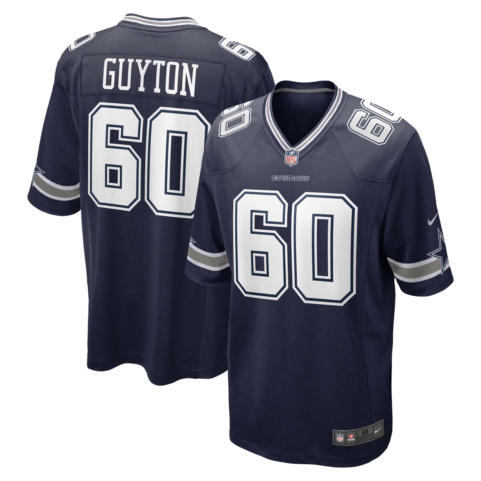 Tyler Guyton Dallas Cowboys Nike  Player Game Jersey - Navy