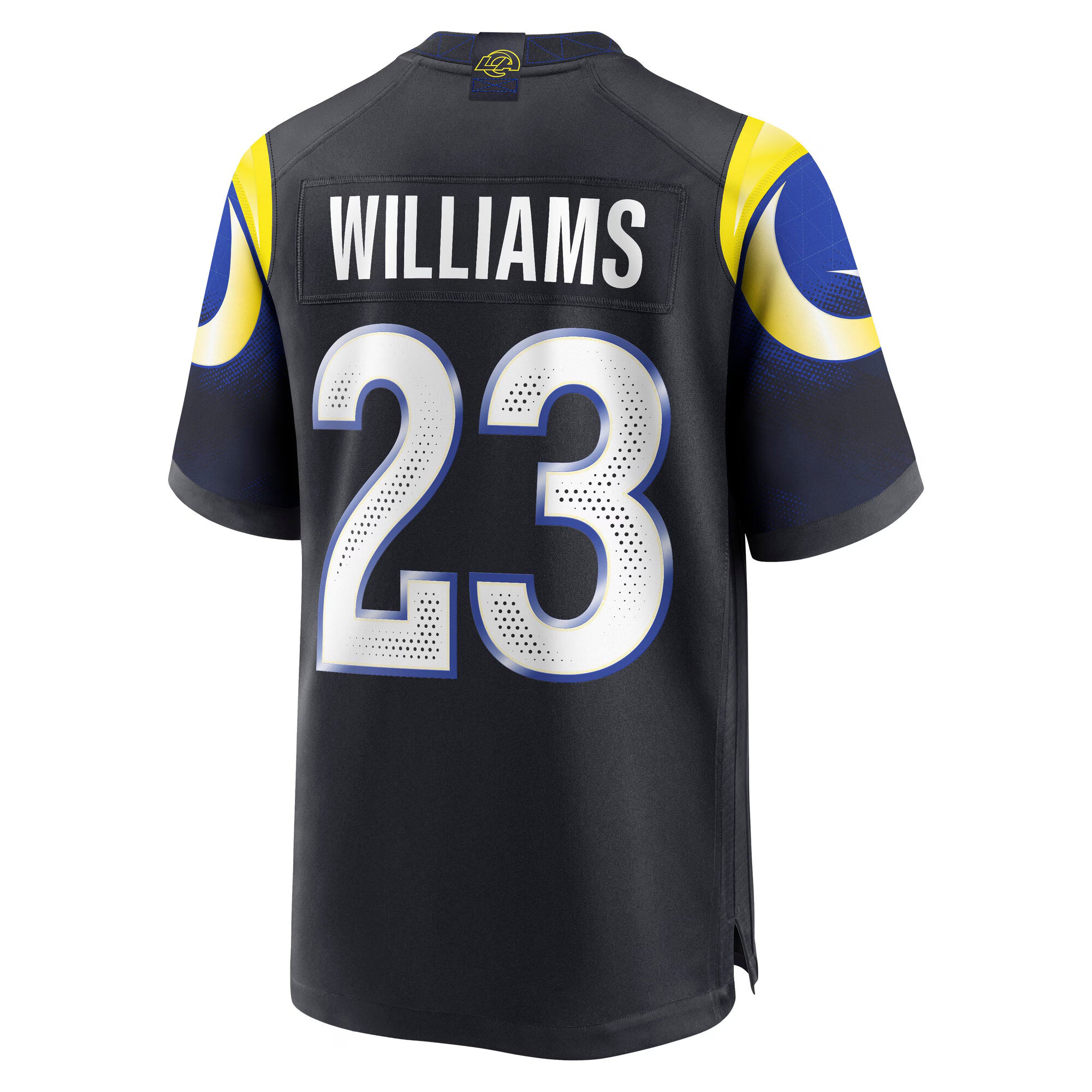 Kyren Williams Los Angeles Rams Nike 2025 Rivalries Collection Game Jersey - Midnight Blue