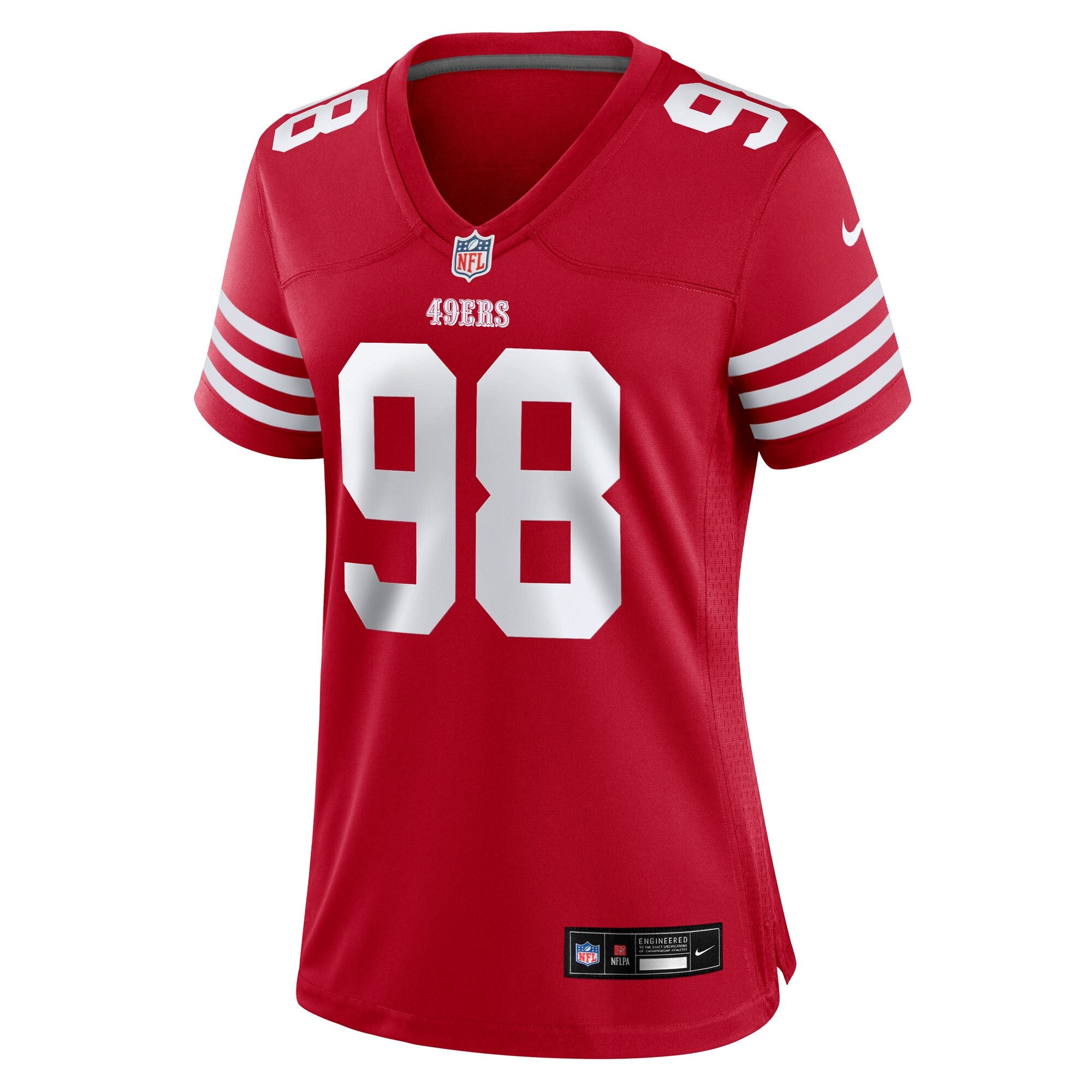 Mykel Williams San Francisco 49ers Nike Women's Team Game Jersey -  Scarlet