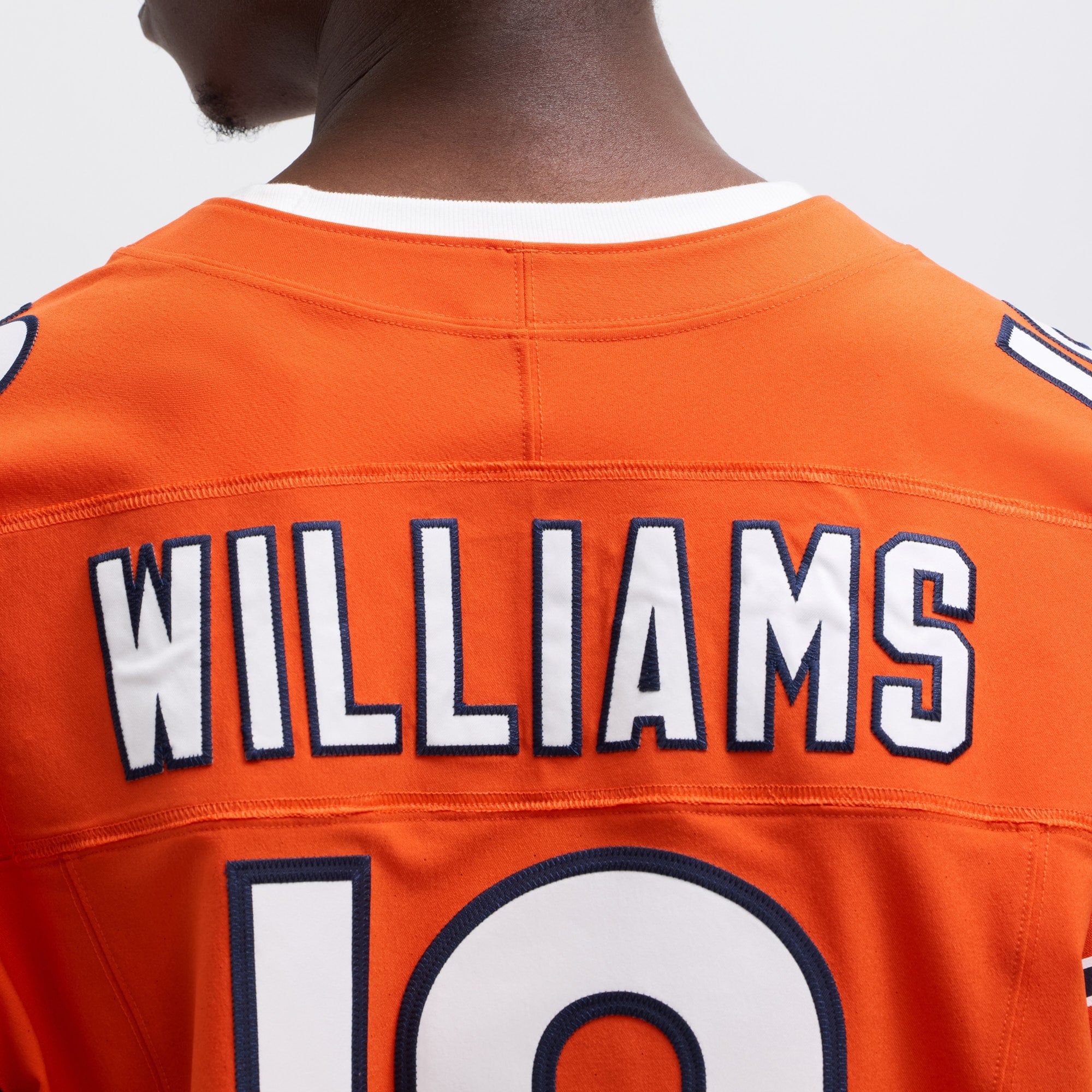 Caleb Williams Chicago Bears Nike Alternate Vapor F.U.S.E. Elite Jersey - Orange