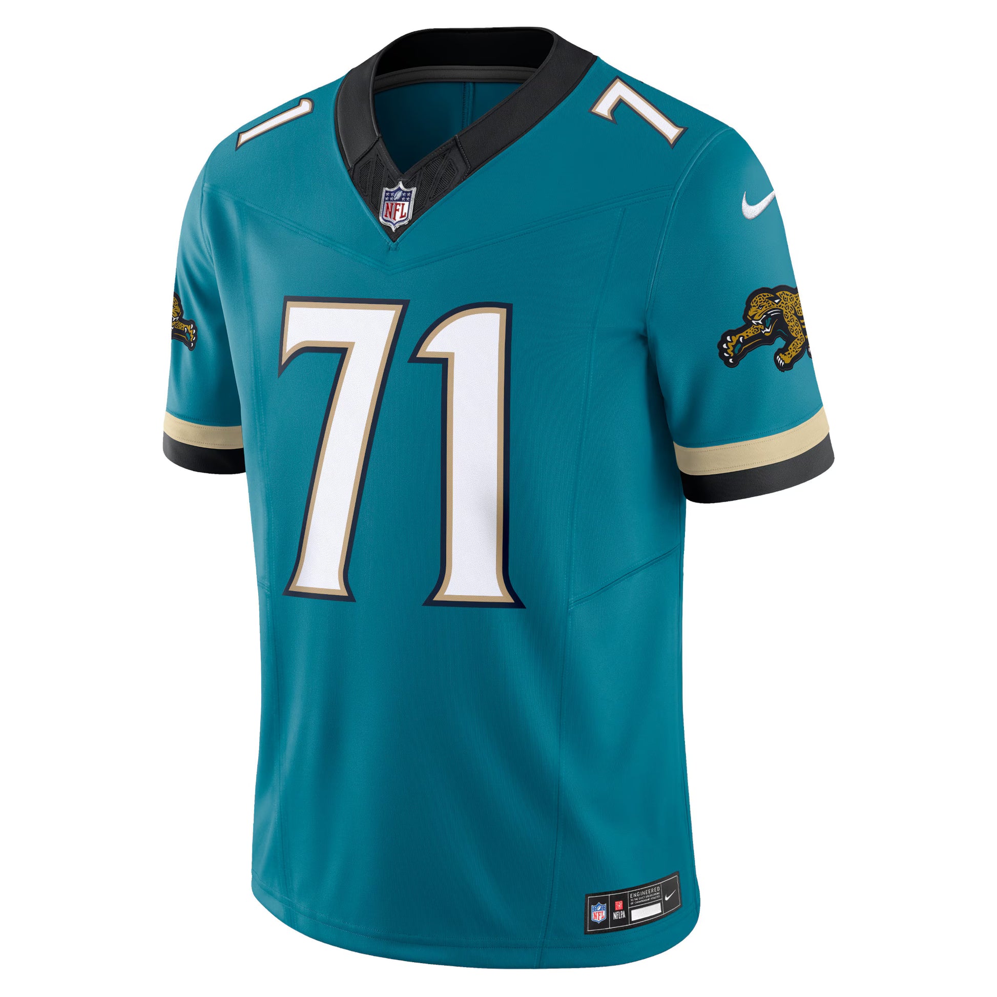 Tony Boselli Jacksonville Jaguars Nike Prowler Throwback Vapor F.U.S.E. Limited Retired Player Jersey - Teal