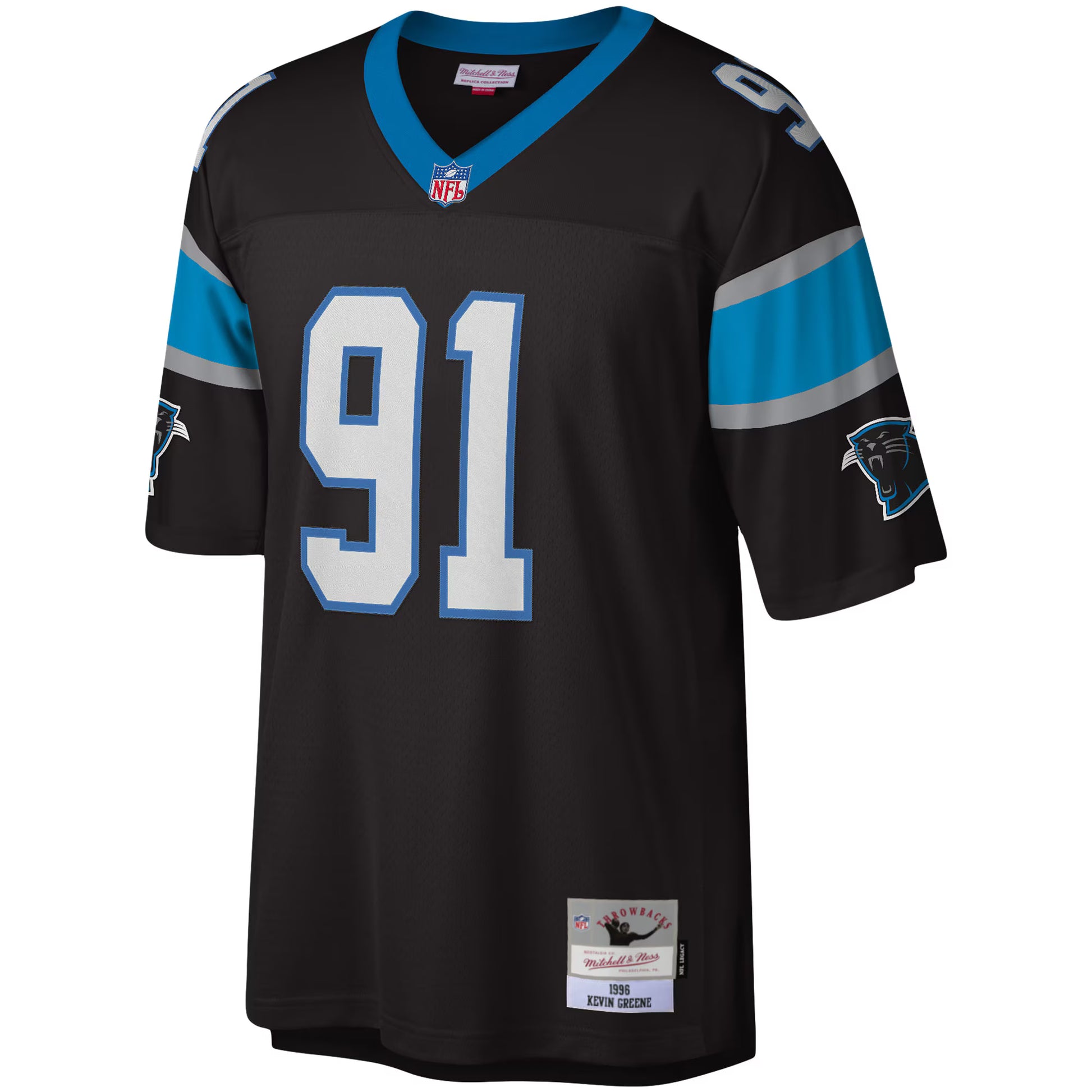 Kevin Greene Carolina Panthers Mitchell &amp; Ness Legacy Replica Jersey - Black