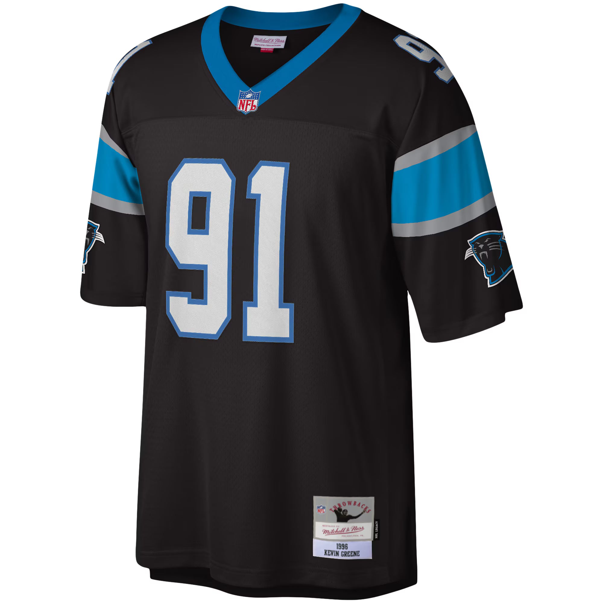 Kevin Greene Carolina Panthers Mitchell &amp; Ness Legacy Replica Jersey - Black