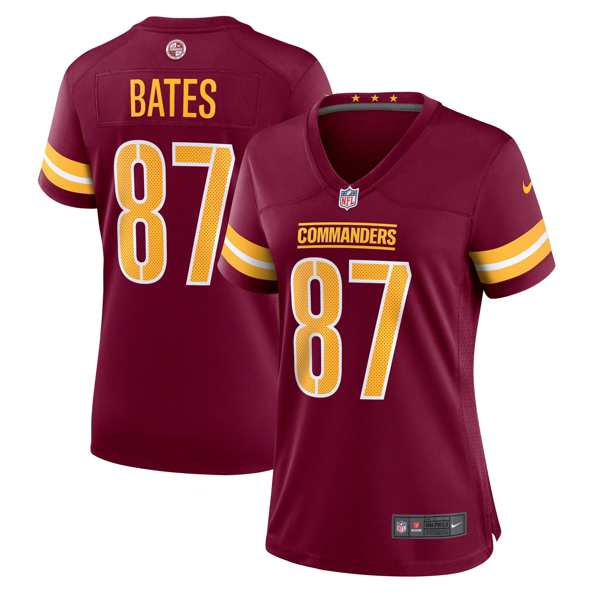 John Bates Washington Commanders Nike Women's  Game Jersey -  Burgundy