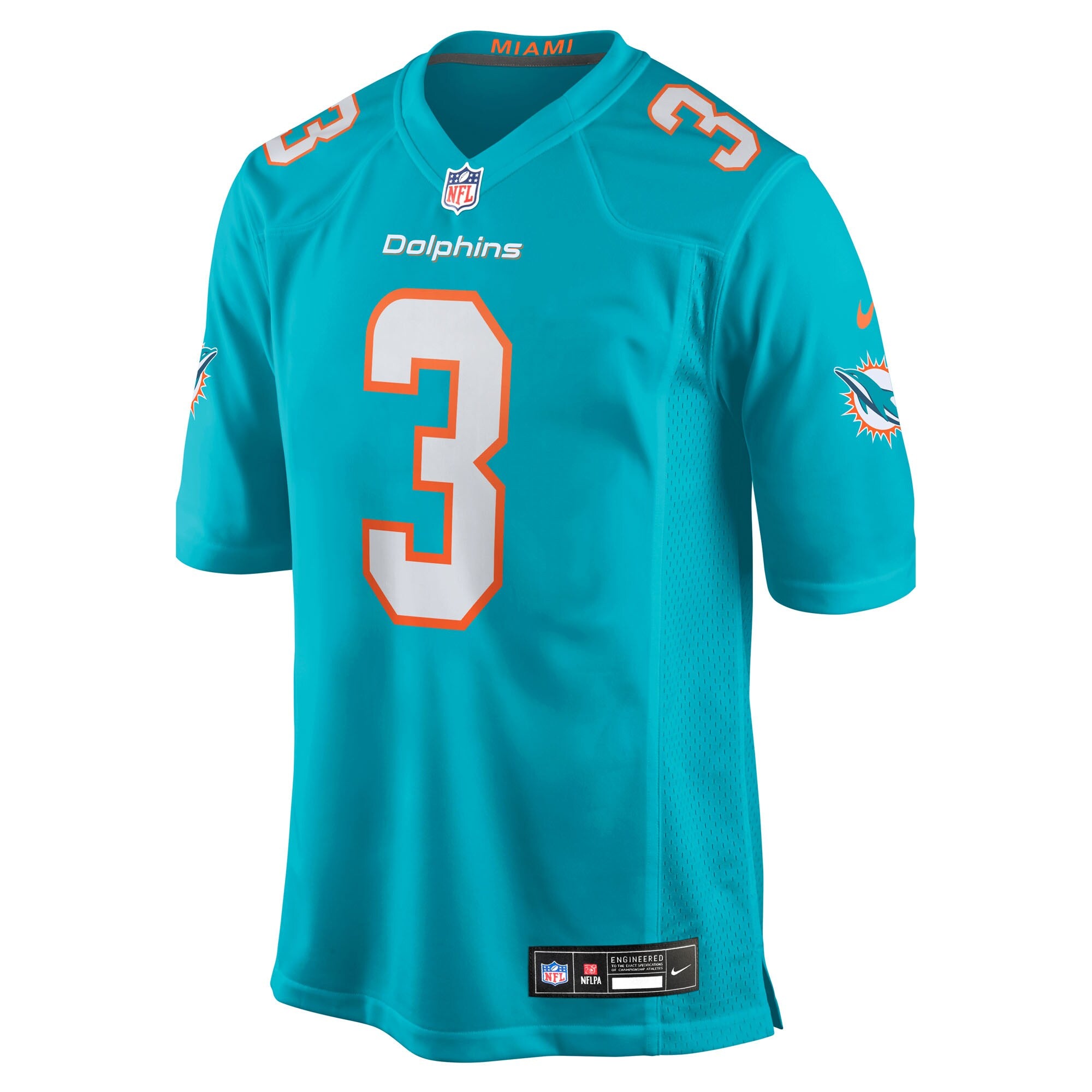 K.J. Britt Miami Dolphins Nike Team Game Jersey -  Aqua