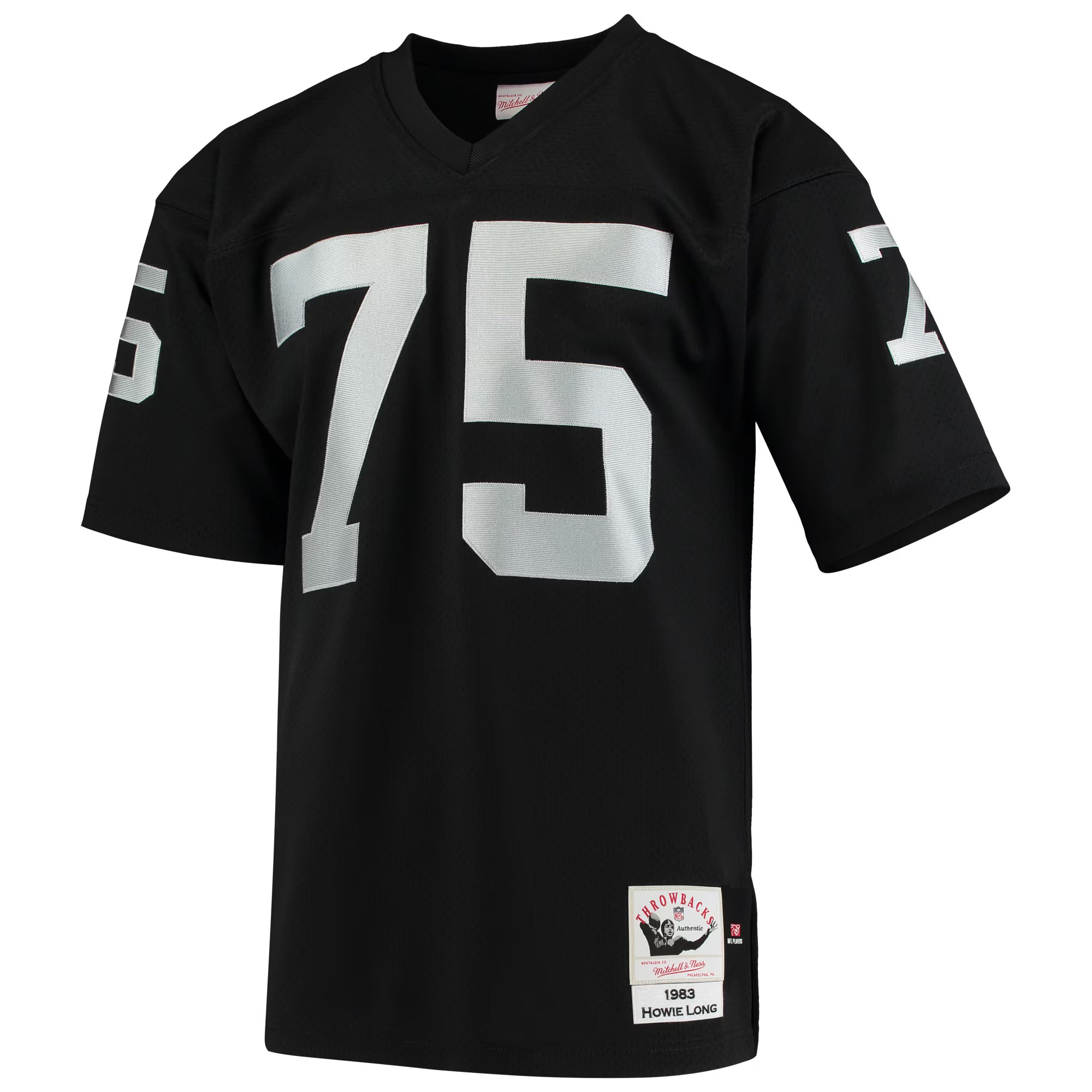 Howie Long Las Vegas Raiders 1983 Mitchell &amp; Ness Authentic Throwback Retired Player Jersey - Black