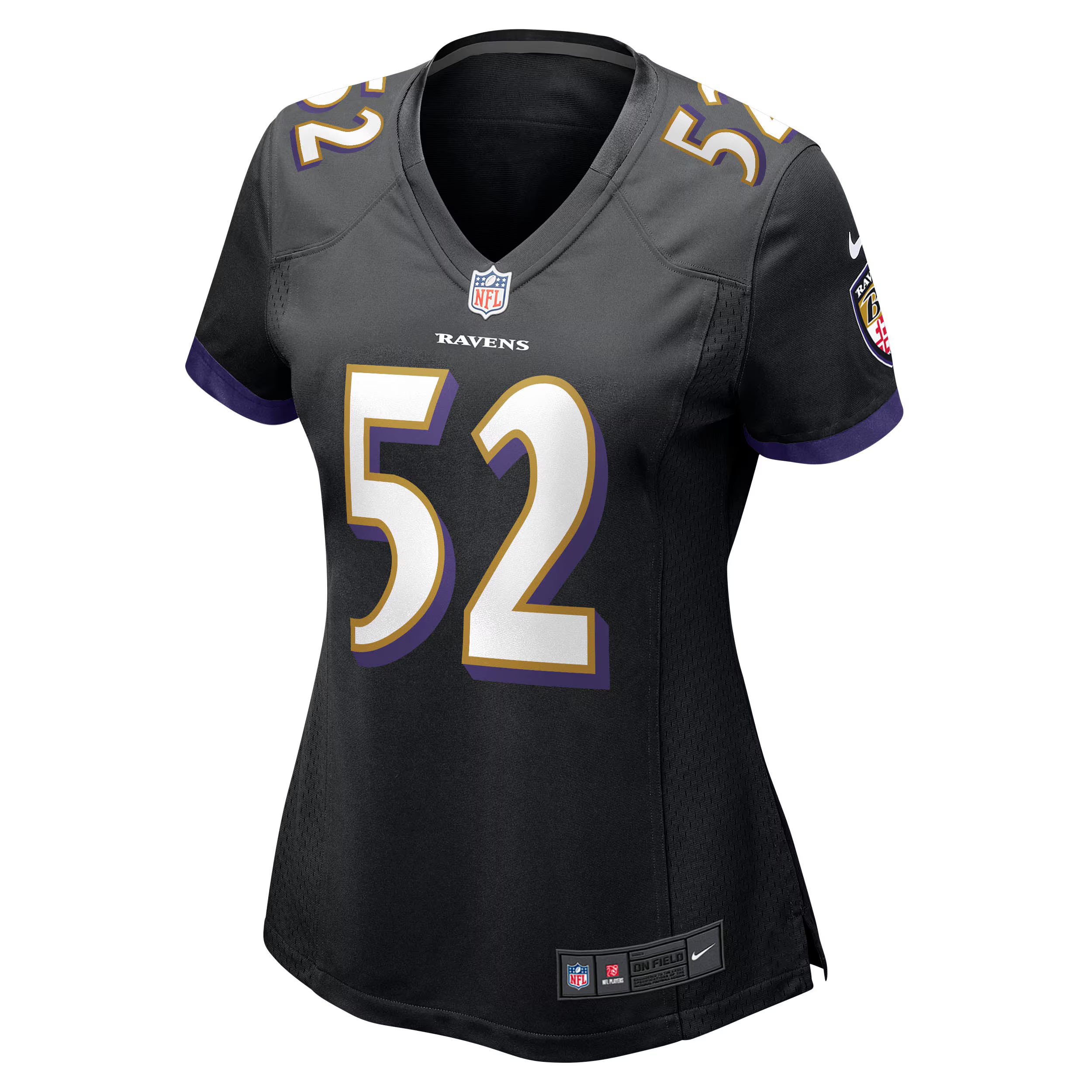 Ray Lewis Baltimore Ravens Nike Women's Retired Player Jersey - Black