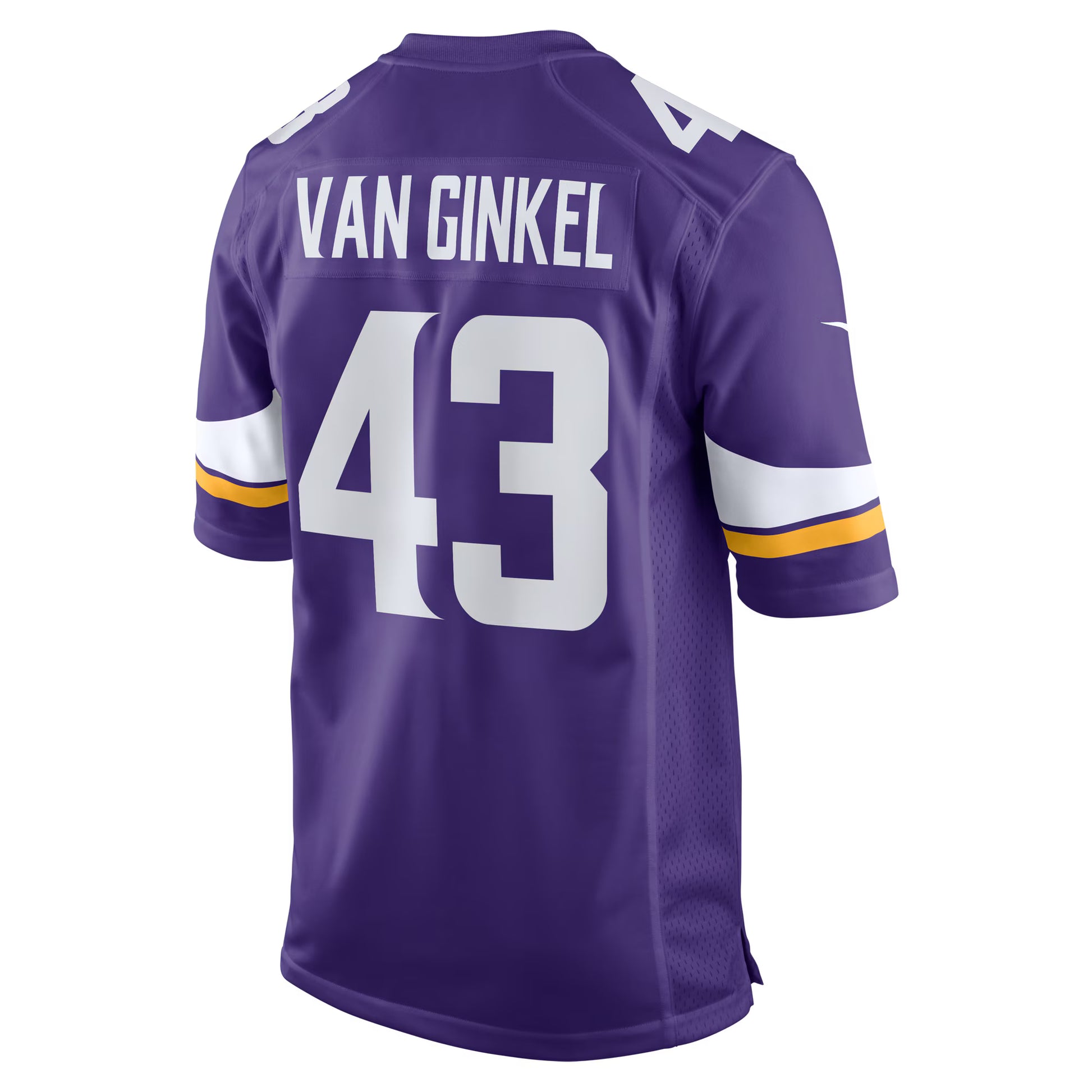 Andrew Van Ginkel Minnesota Vikings Nike Team Game Jersey -  Purple