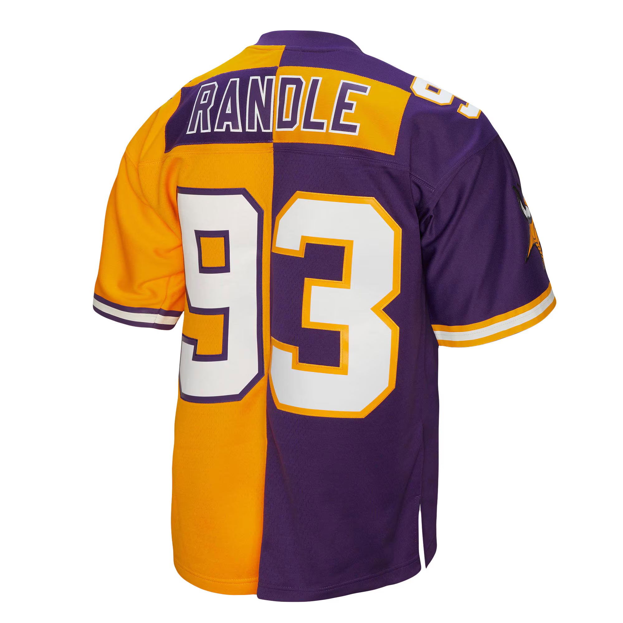 John Randle Minnesota Vikings Mitchell &amp; Ness 1998 Split Legacy Replica Jersey - Purple/Gold